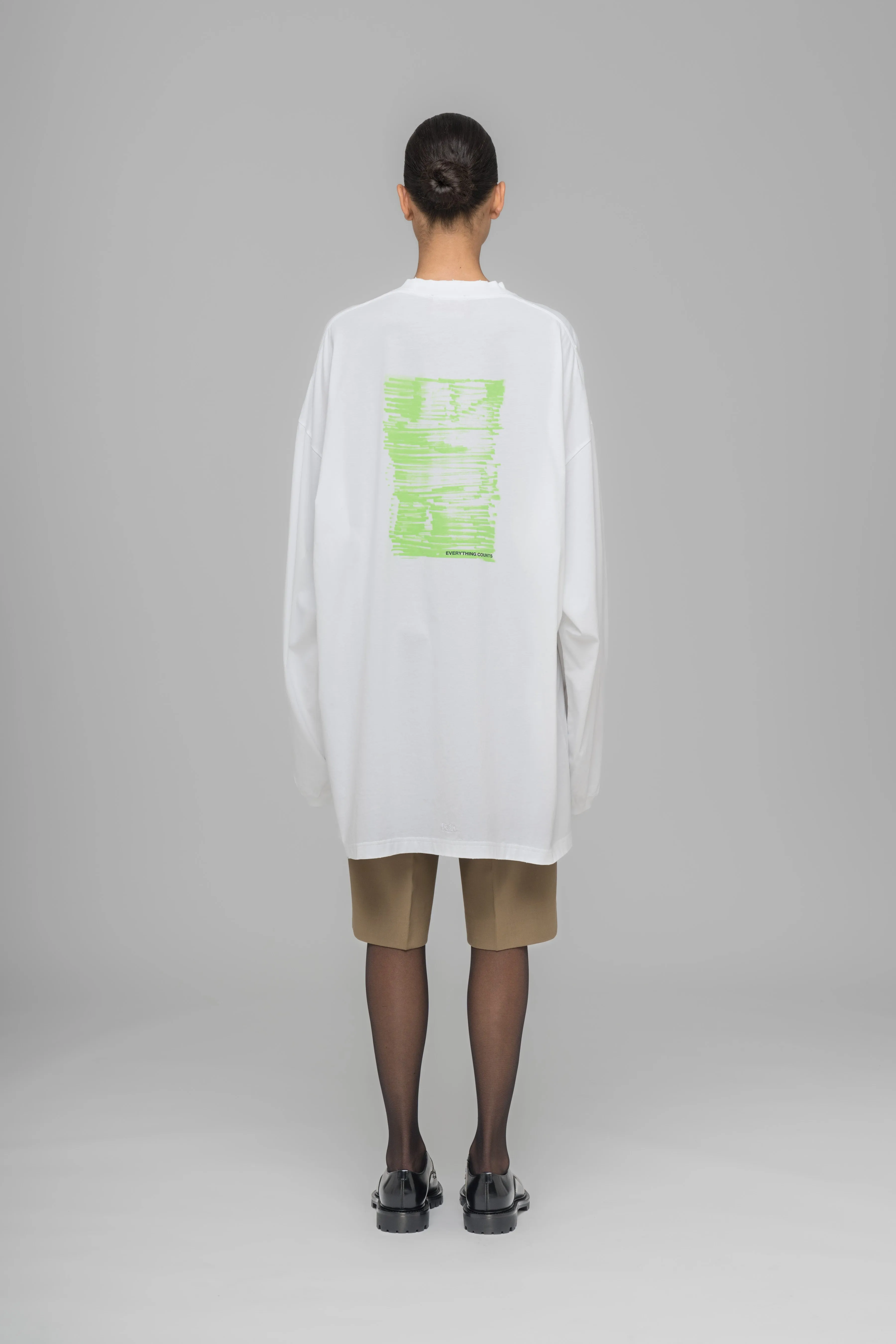"EVERYTHING COUNTS" OVERSIZED LONGSLEEVE sold by 032c product image thumbnail 3