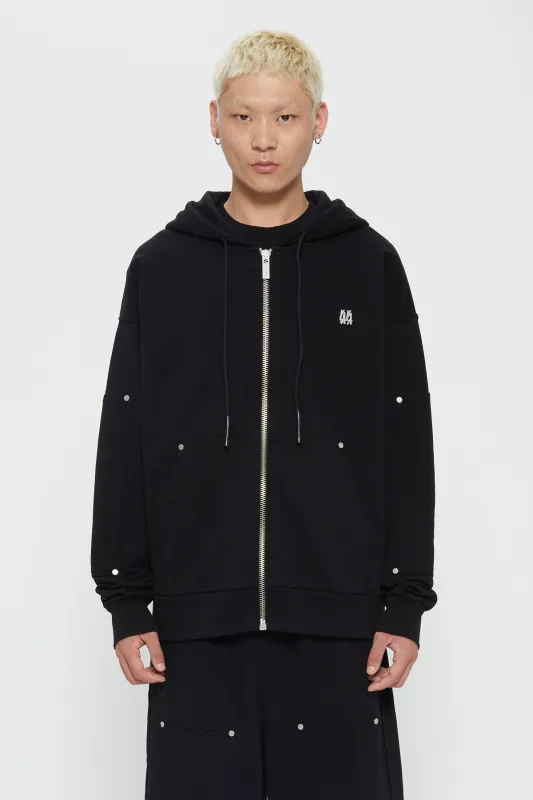 RIVET ZIP HOODIE made by 44 Label Group