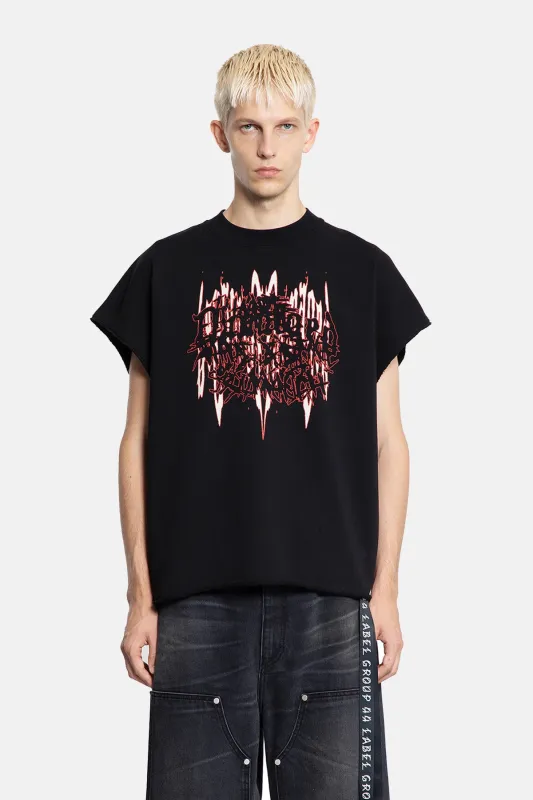 DAMAGE SLEEVELESS CREWNECK made by 44 Label Group
