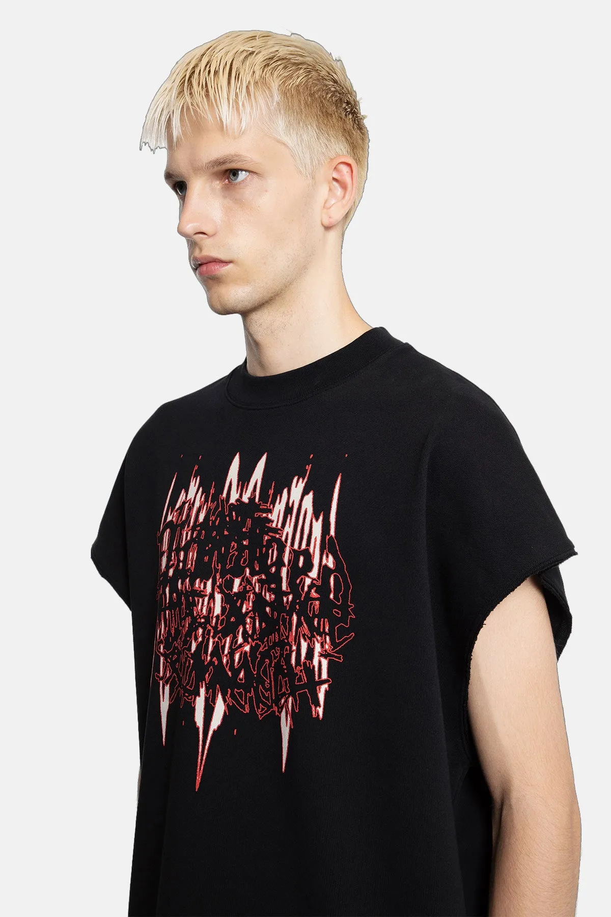DAMAGE SLEEVELESS CREWNECK sold by 44 Label Group product image thumbnail 2