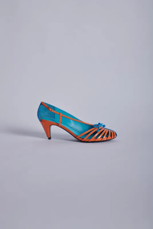 DOUBLE SHOE KITTEN HEELS made by ABRA