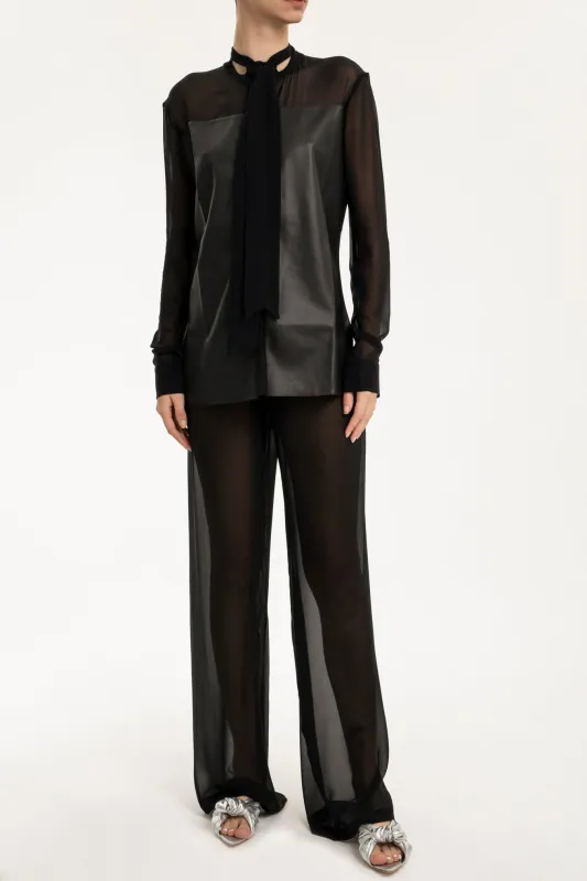 Shirt With Tie made by Adriana Degreas