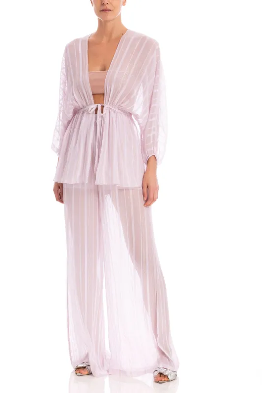 Soleil Blouse With Voluminous Sleeves made by Adriana Degreas