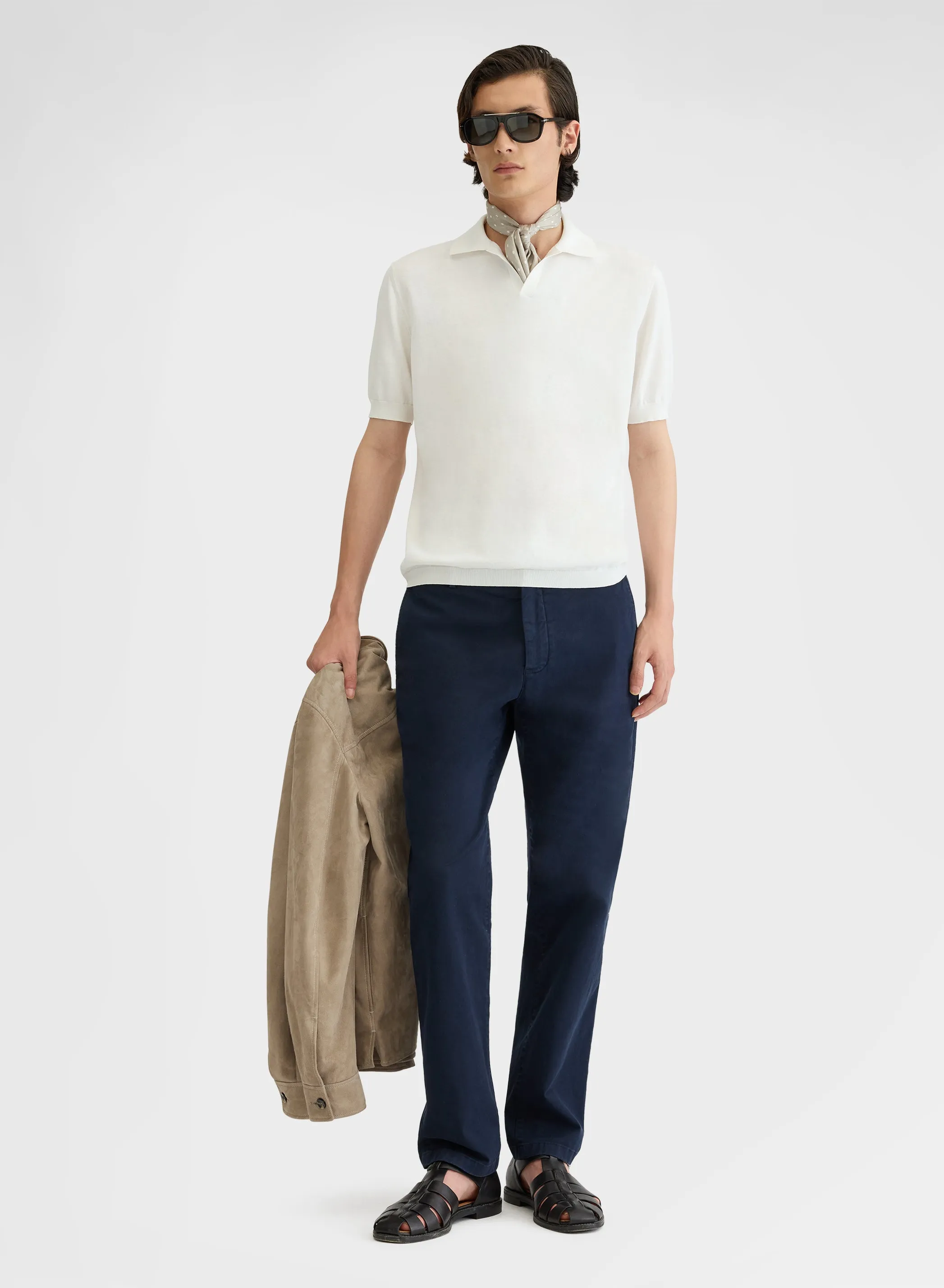 SHORT SLEEVE POLO WHITE sold by Agnona product image thumbnail 2