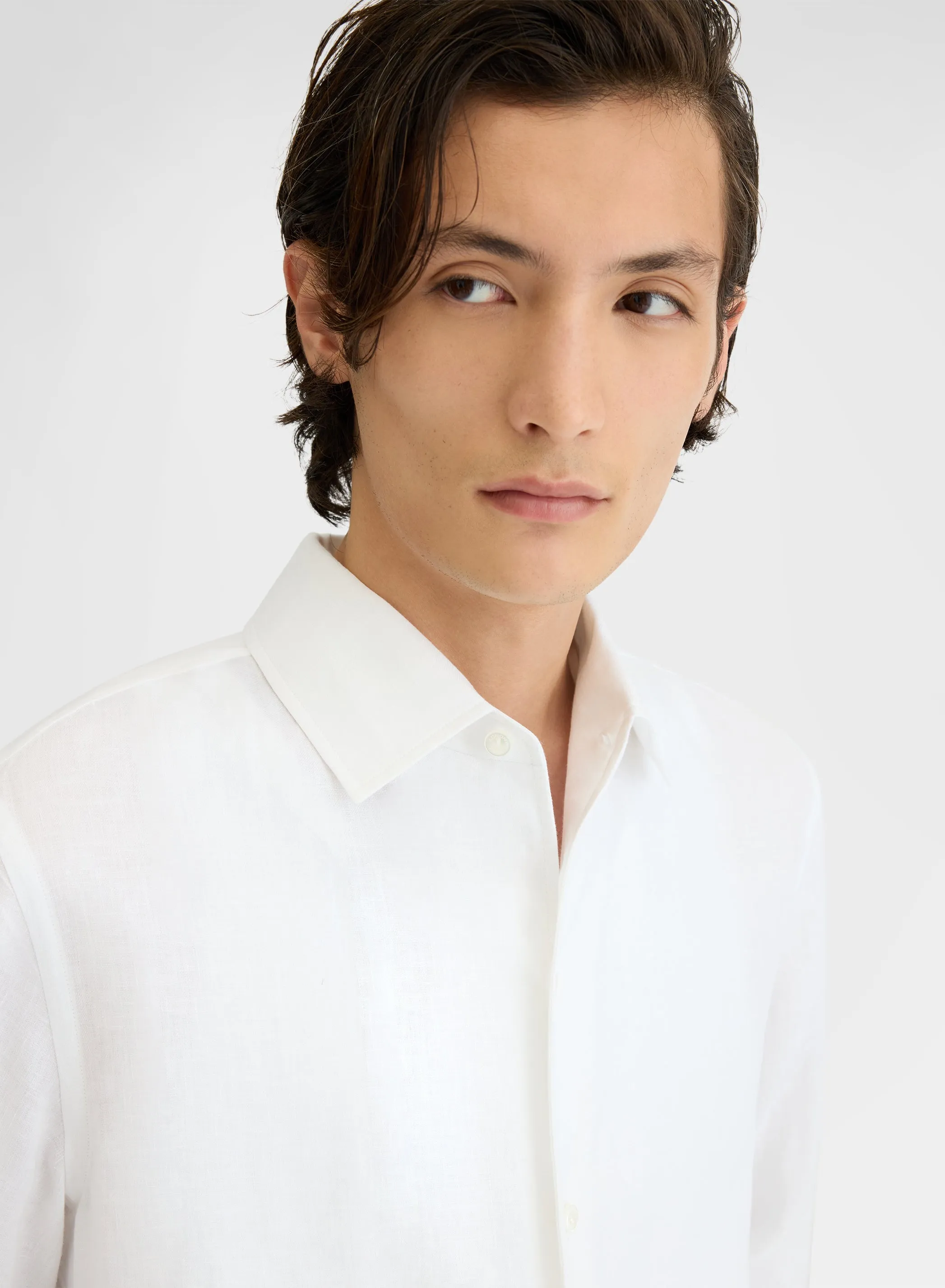 LIGHT LINEN SHIRT WHITE sold by Agnona product image thumbnail 5