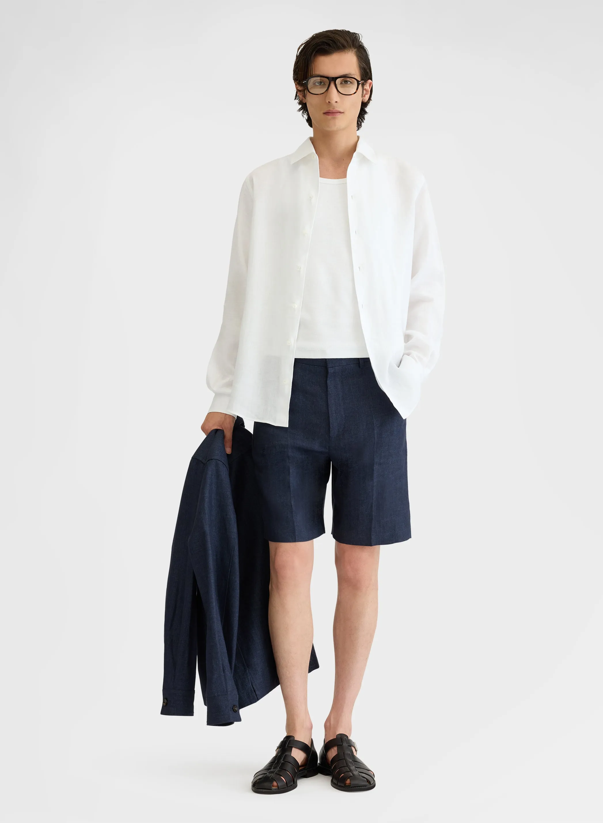 LIGHT LINEN SHIRT WHITE sold by Agnona product image thumbnail 2