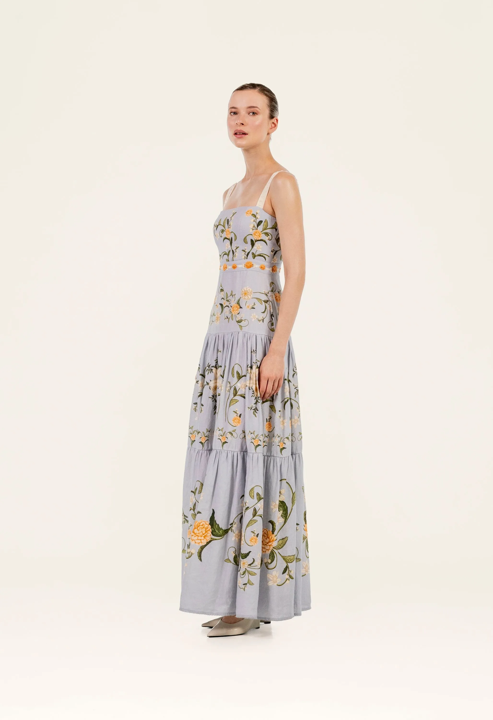 Lima Valle Maxi Dress sold by AGUA by Agua Bendita product image thumbnail 4