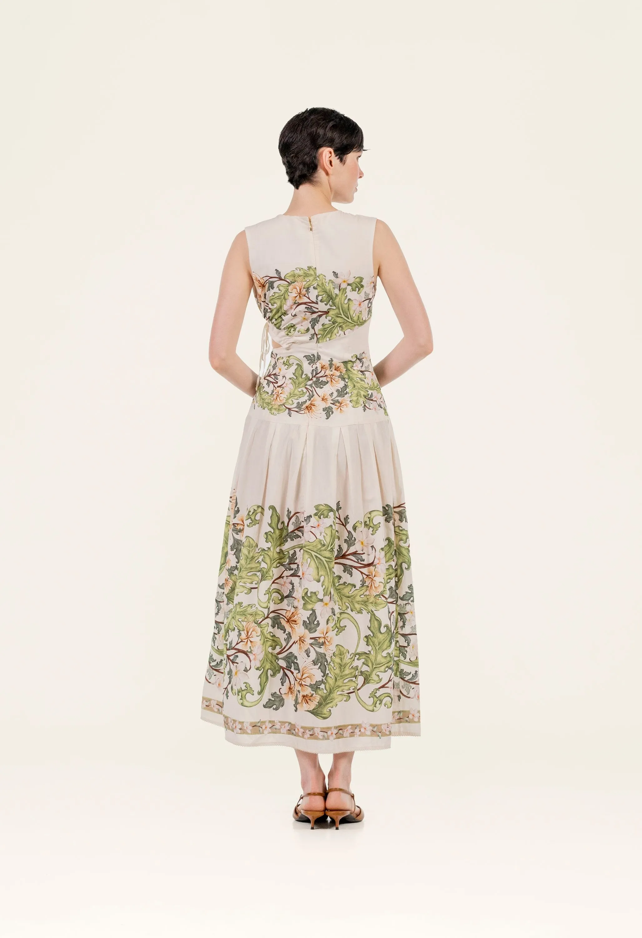 Otoño Anhelo Midi Dress sold by AGUA by Agua Bendita product image thumbnail 5