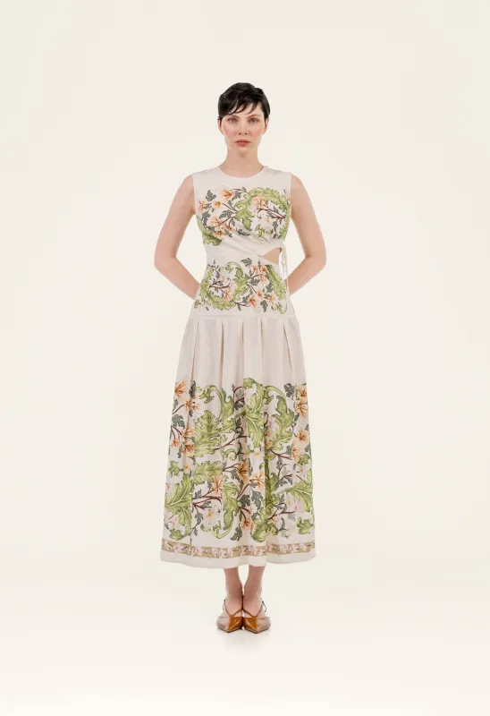 Otoño Anhelo Midi Dress made by AGUA by Agua Bendita