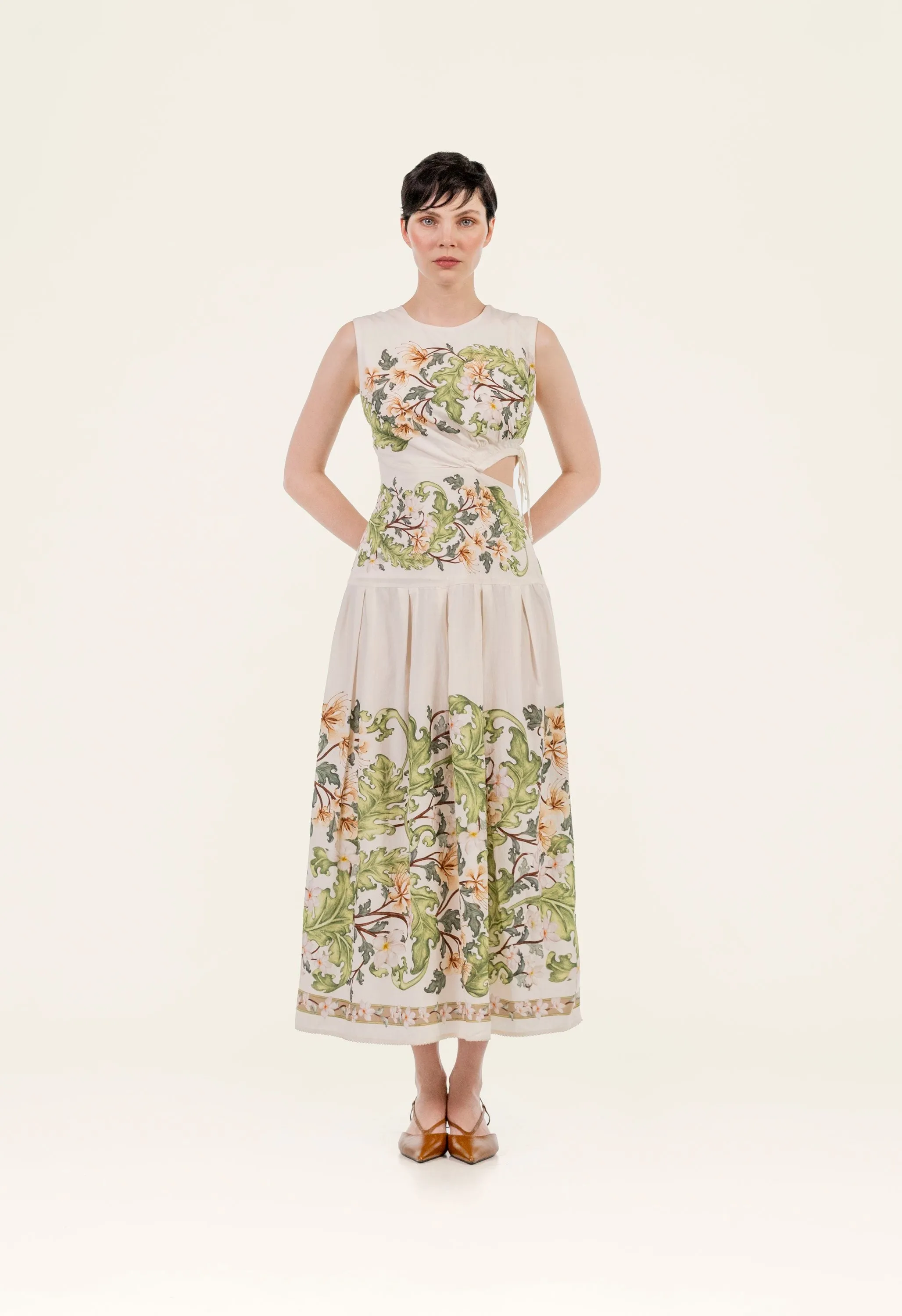 Otoño Anhelo Midi Dress sold by AGUA by Agua Bendita