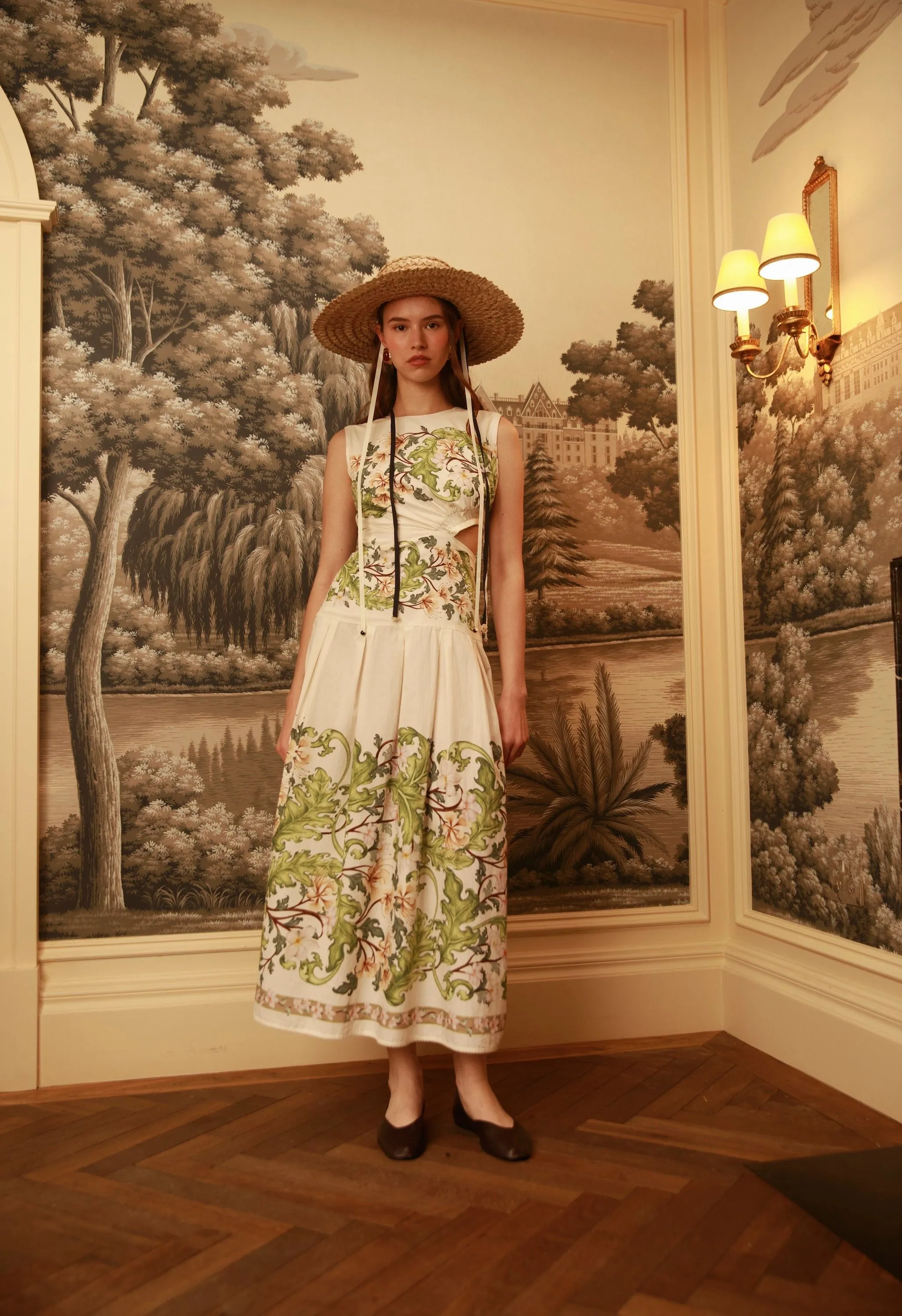 Otoño Anhelo Midi Dress sold by AGUA by Agua Bendita product image thumbnail 3