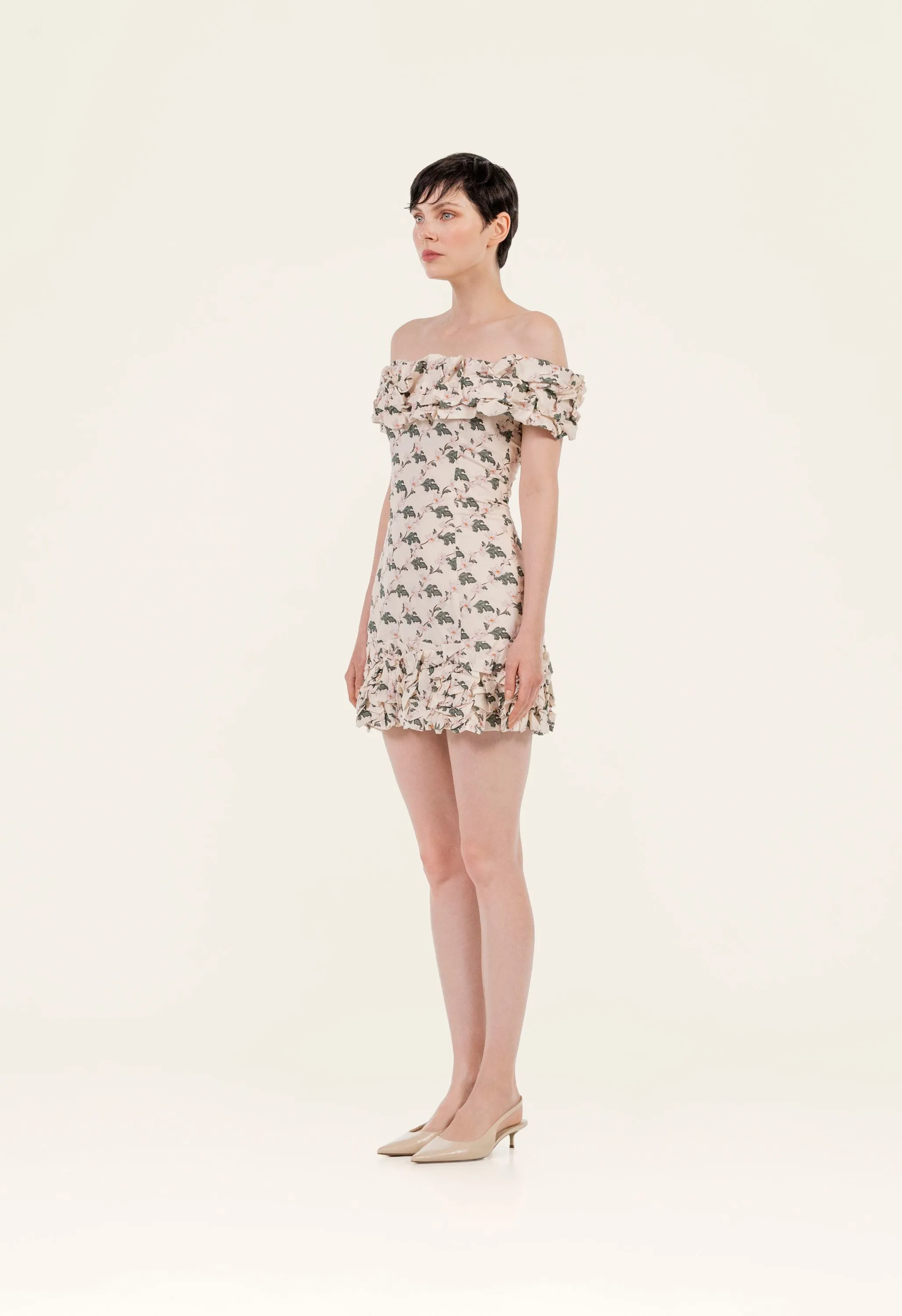 Jardin Anhelo Mini Dress sold by AGUA by Agua Bendita product image thumbnail 3