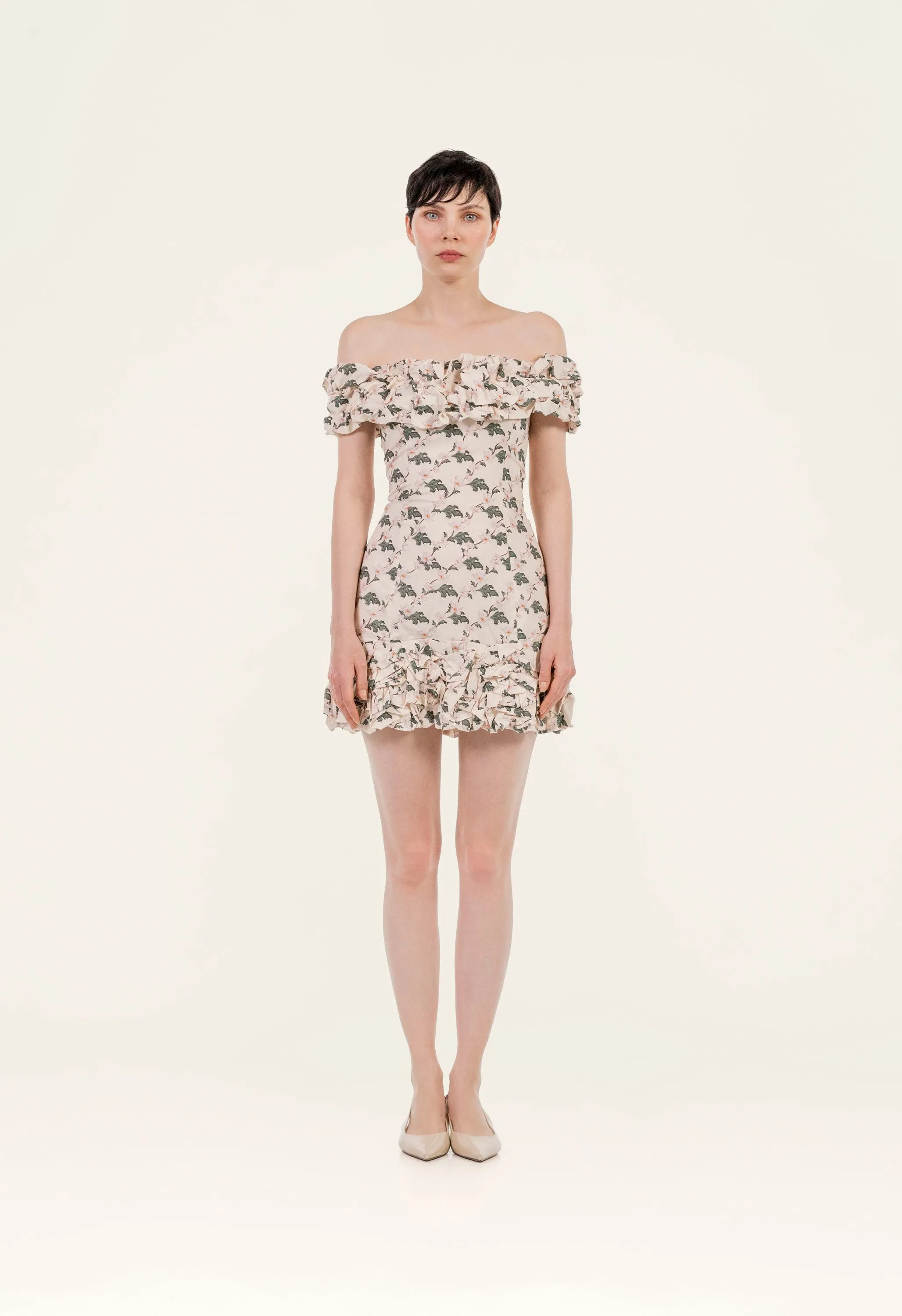 Jardin Anhelo Mini Dress sold by AGUA by Agua Bendita