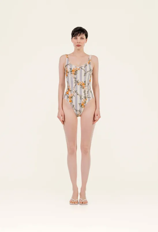 Gema Valle One piece made by AGUA by Agua Bendita