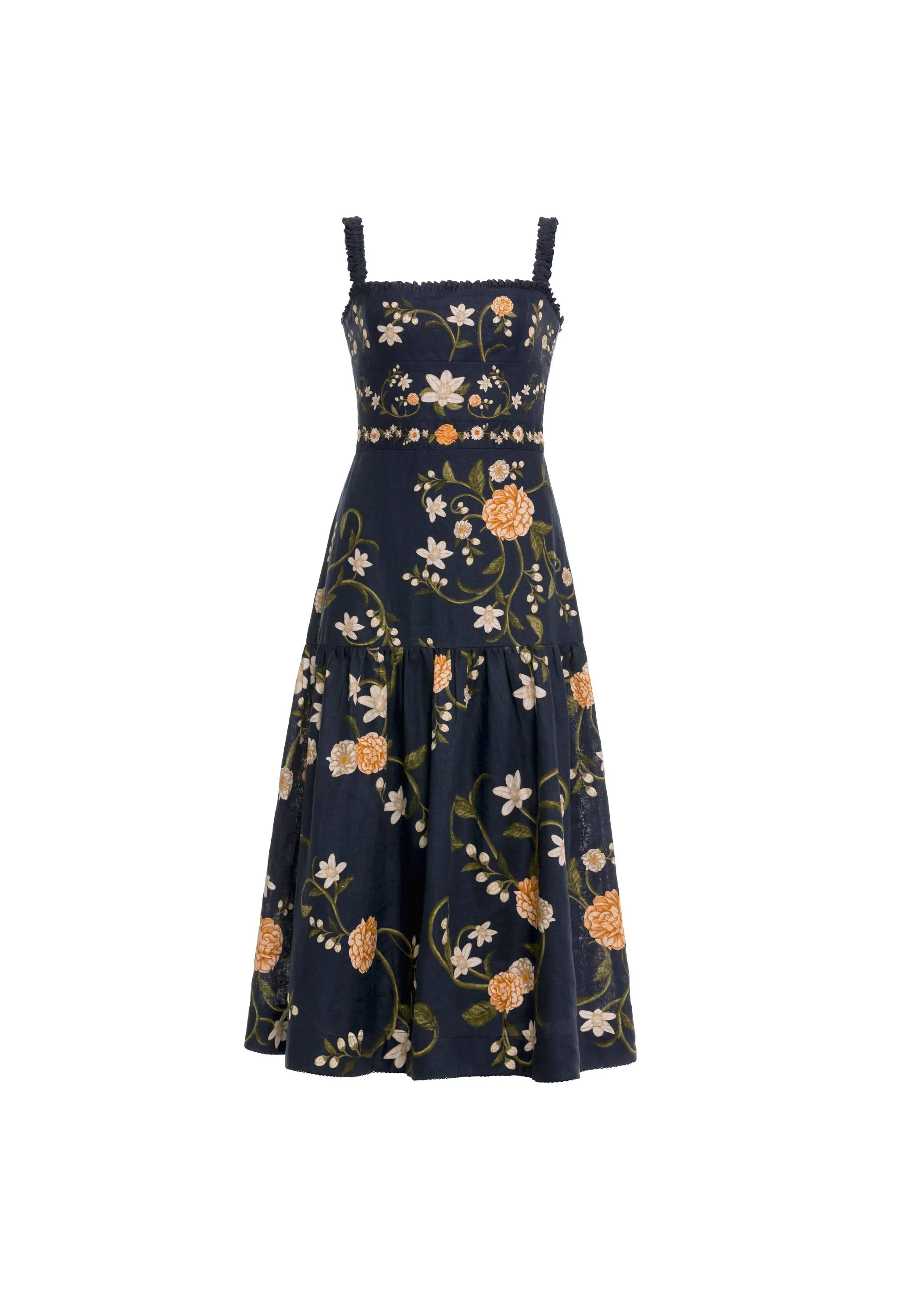 Nispero Valle Midi Dress sold by AGUA by Agua Bendita product image thumbnail 5