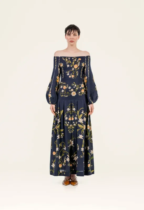 Senlis Valle Maxi Dress made by AGUA by Agua Bendita