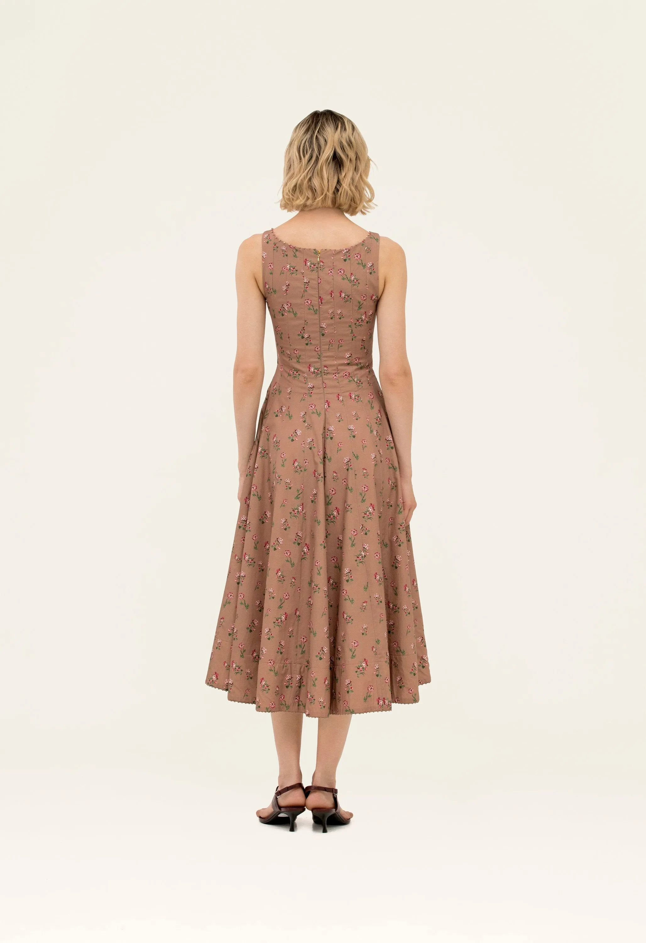 Frontera Quebrada Midi Dress sold by AGUA by Agua Bendita product image thumbnail 4