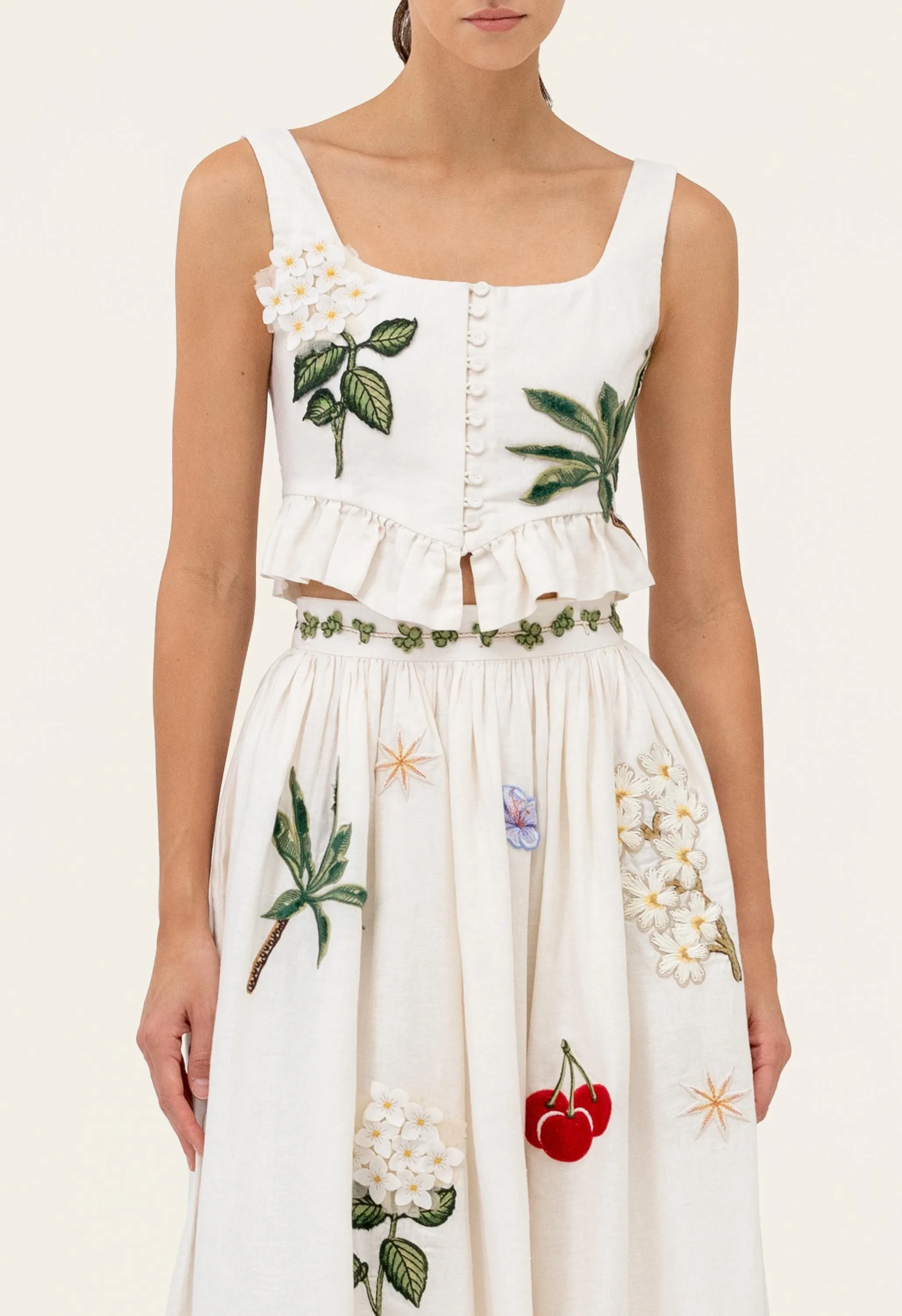 Tangelo Wild Maxi Skirt sold by AGUA by Agua Bendita product image thumbnail 5
