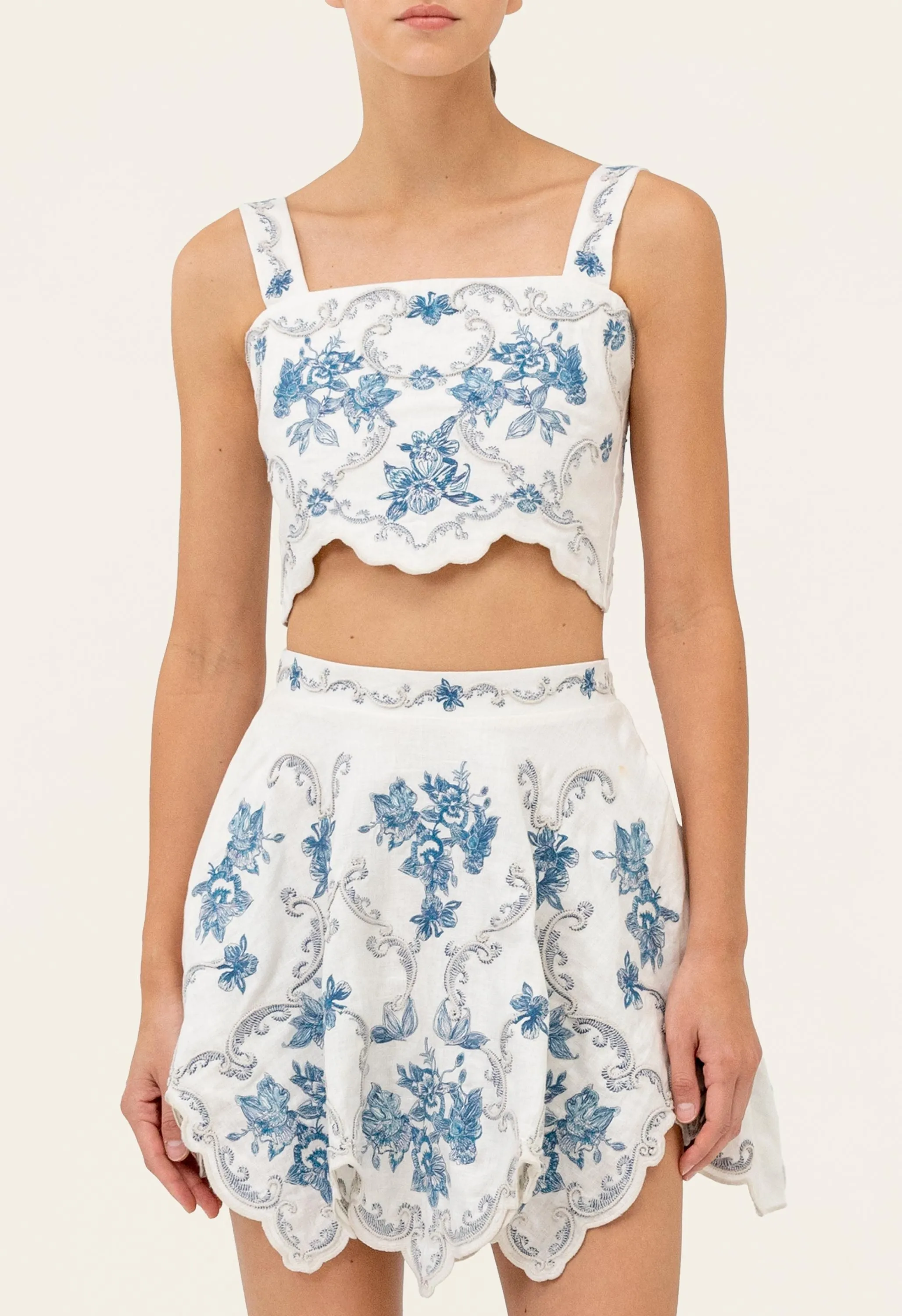 Luciana Gloriosa Cropped top sold by AGUA by Agua Bendita product image thumbnail 4