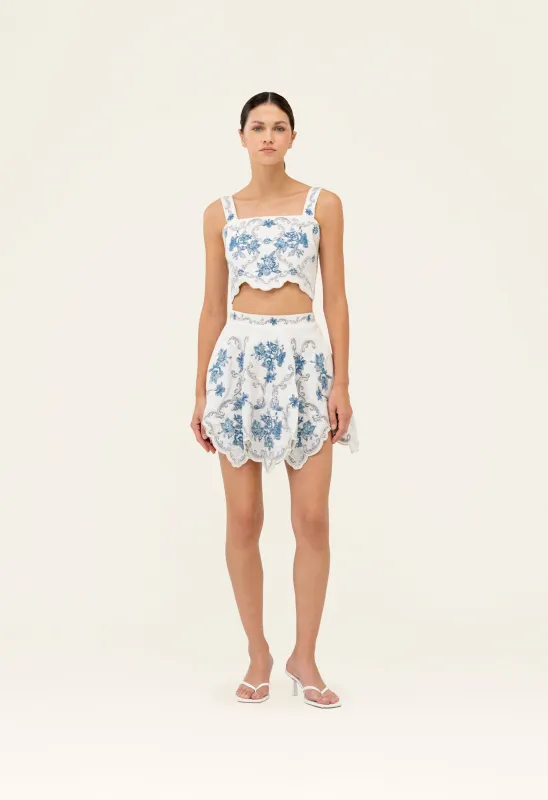 Luciana Gloriosa Cropped top made by AGUA by Agua Bendita