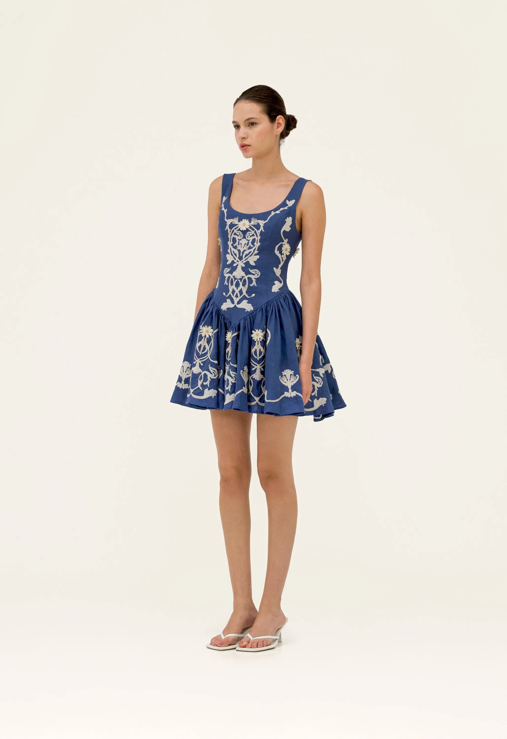 Pluma Ribbons Mini Dress sold by AGUA by Agua Bendita product image thumbnail 3