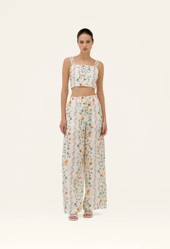 Luciana Chinesis Cropped Top made by AGUA by Agua Bendita