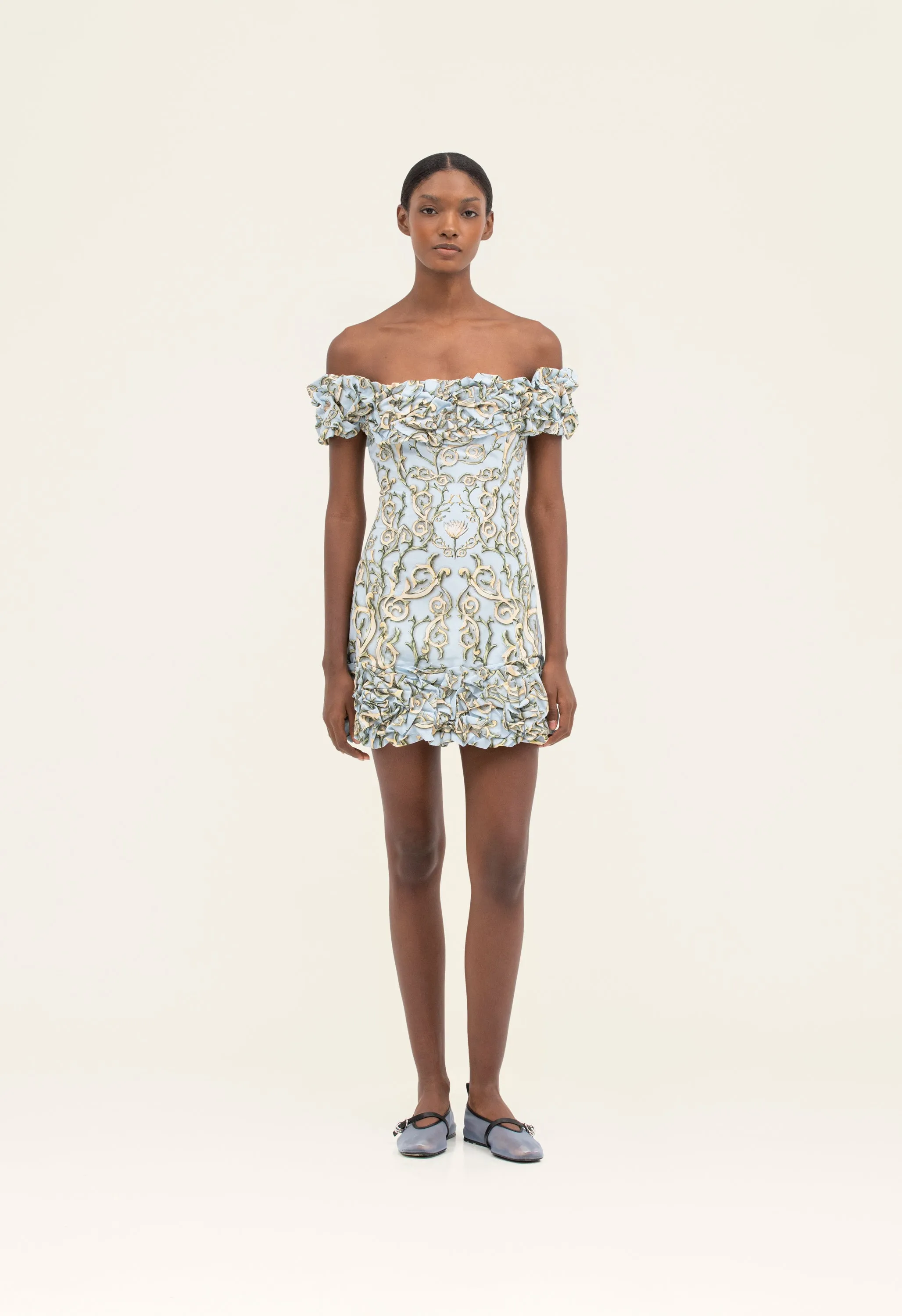 Jardín Soledad Mini Dress sold by AGUA by Agua Bendita