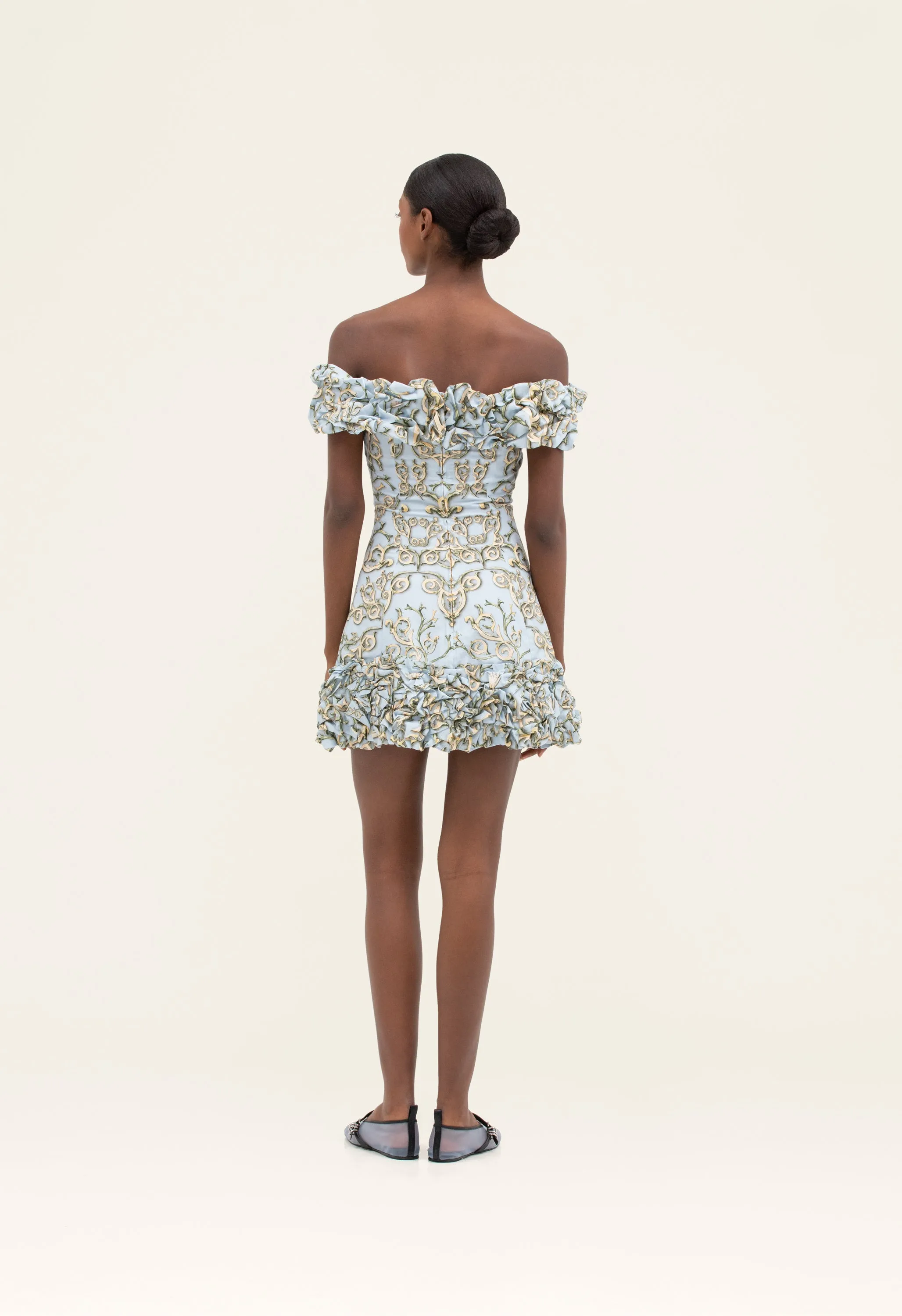 Jardín Soledad Mini Dress sold by AGUA by Agua Bendita product image thumbnail 4