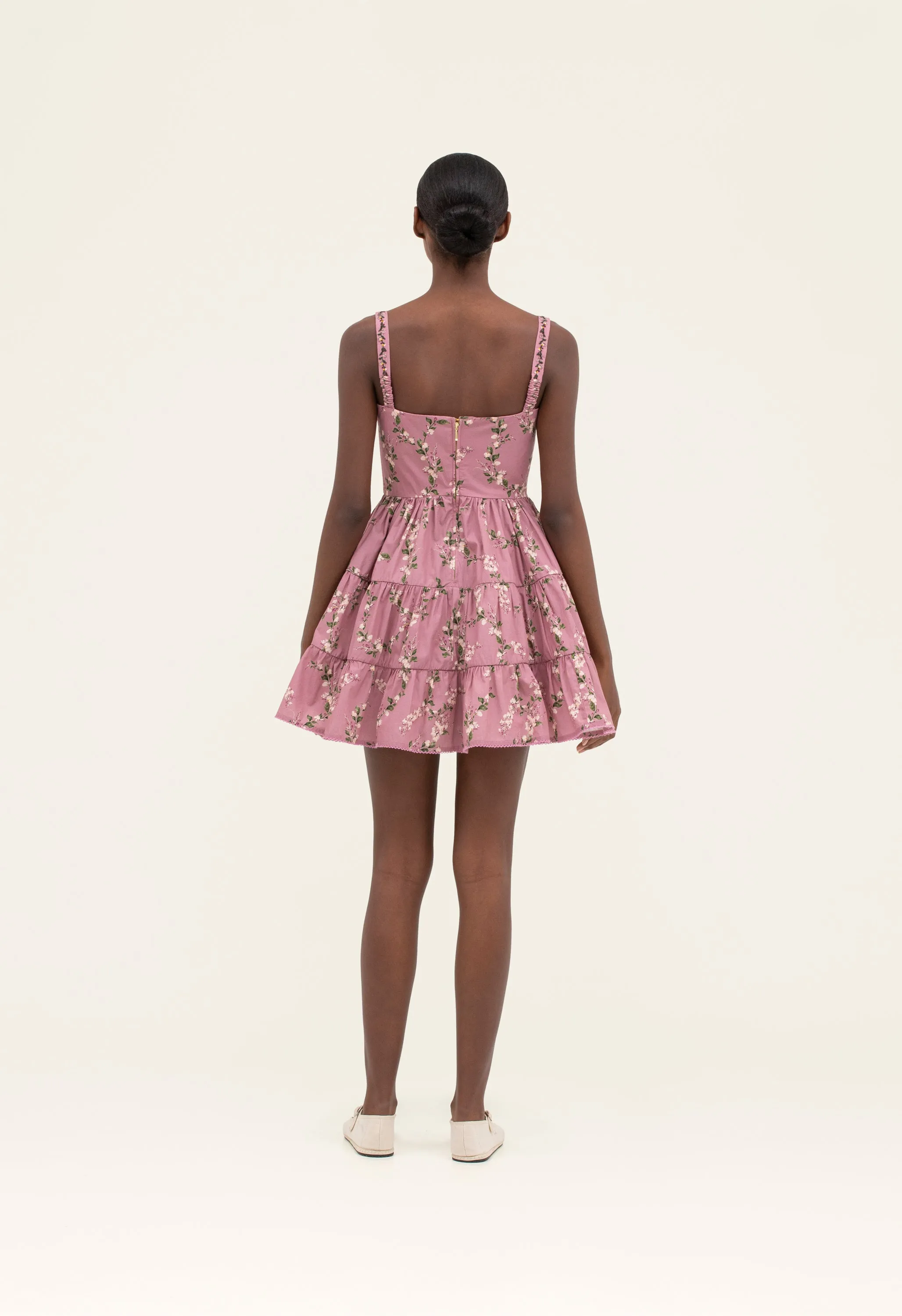 Lima Wisteria Mini Dress sold by AGUA by Agua Bendita product image thumbnail 4