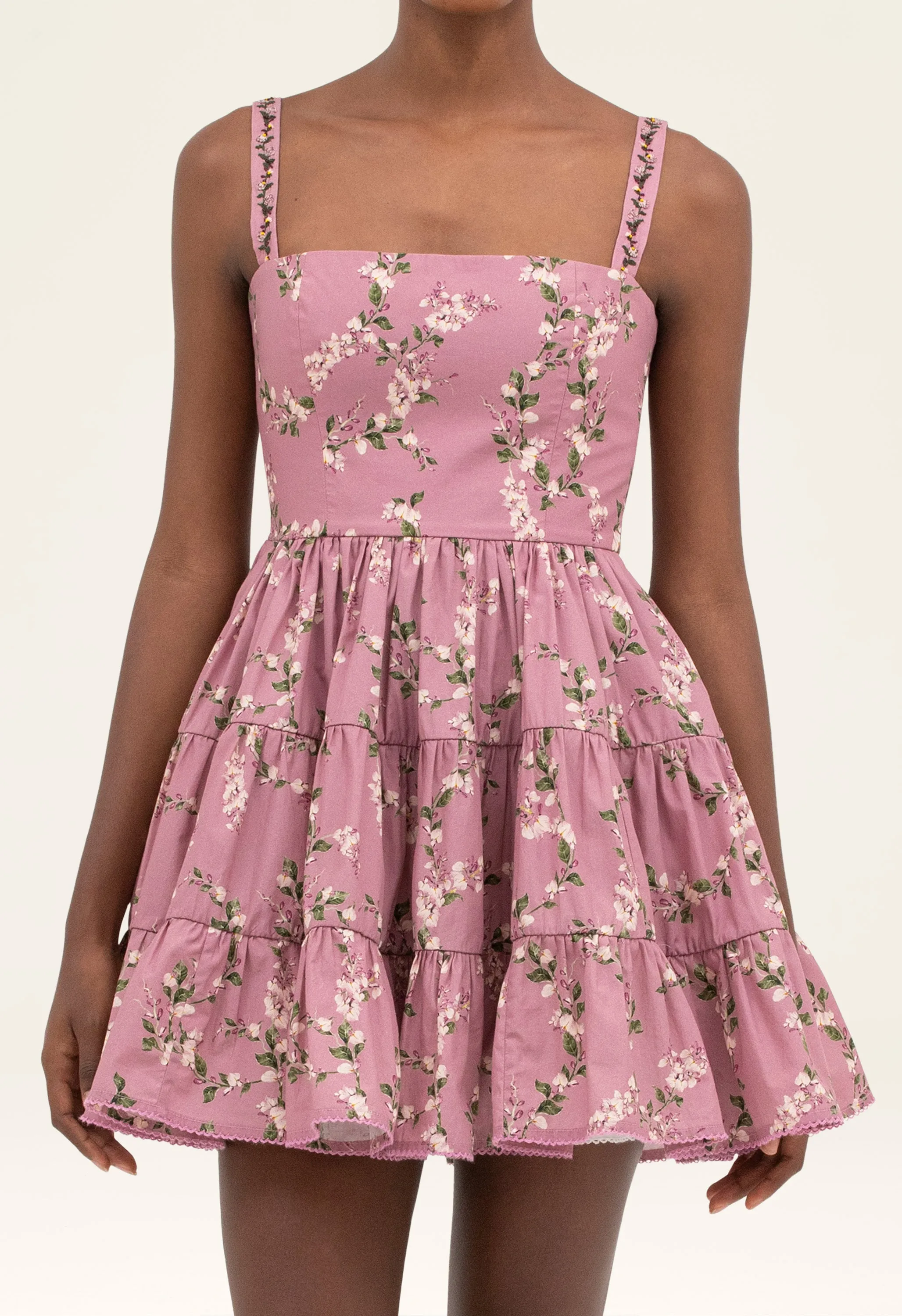 Lima Wisteria Mini Dress sold by AGUA by Agua Bendita product image thumbnail 5
