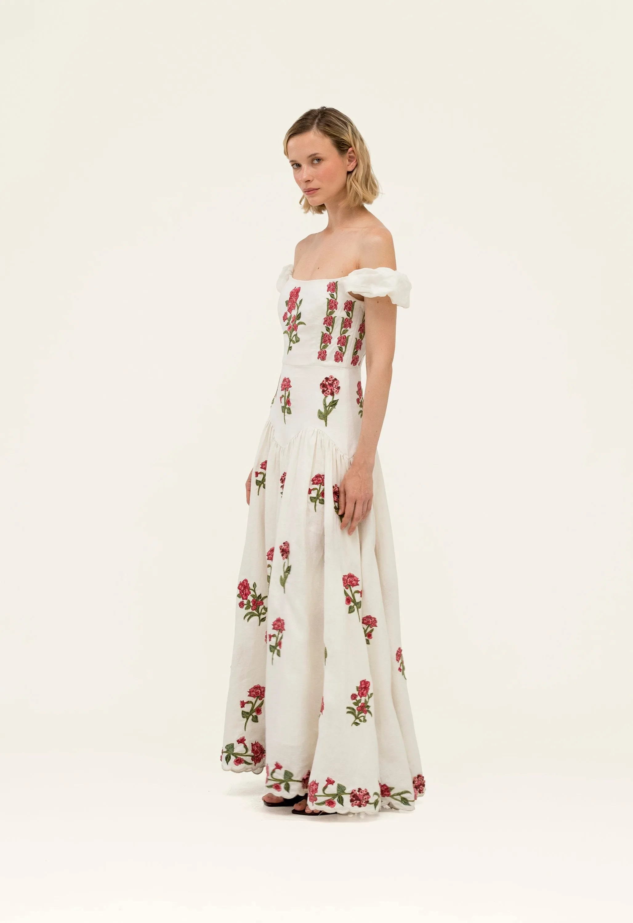 Siembra Quebrada Maxi Dress sold by AGUA by Agua Bendita product image thumbnail 3