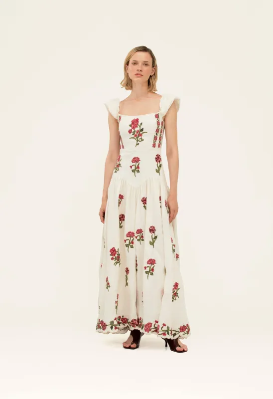 Siembra Quebrada Maxi Dress made by AGUA by Agua Bendita