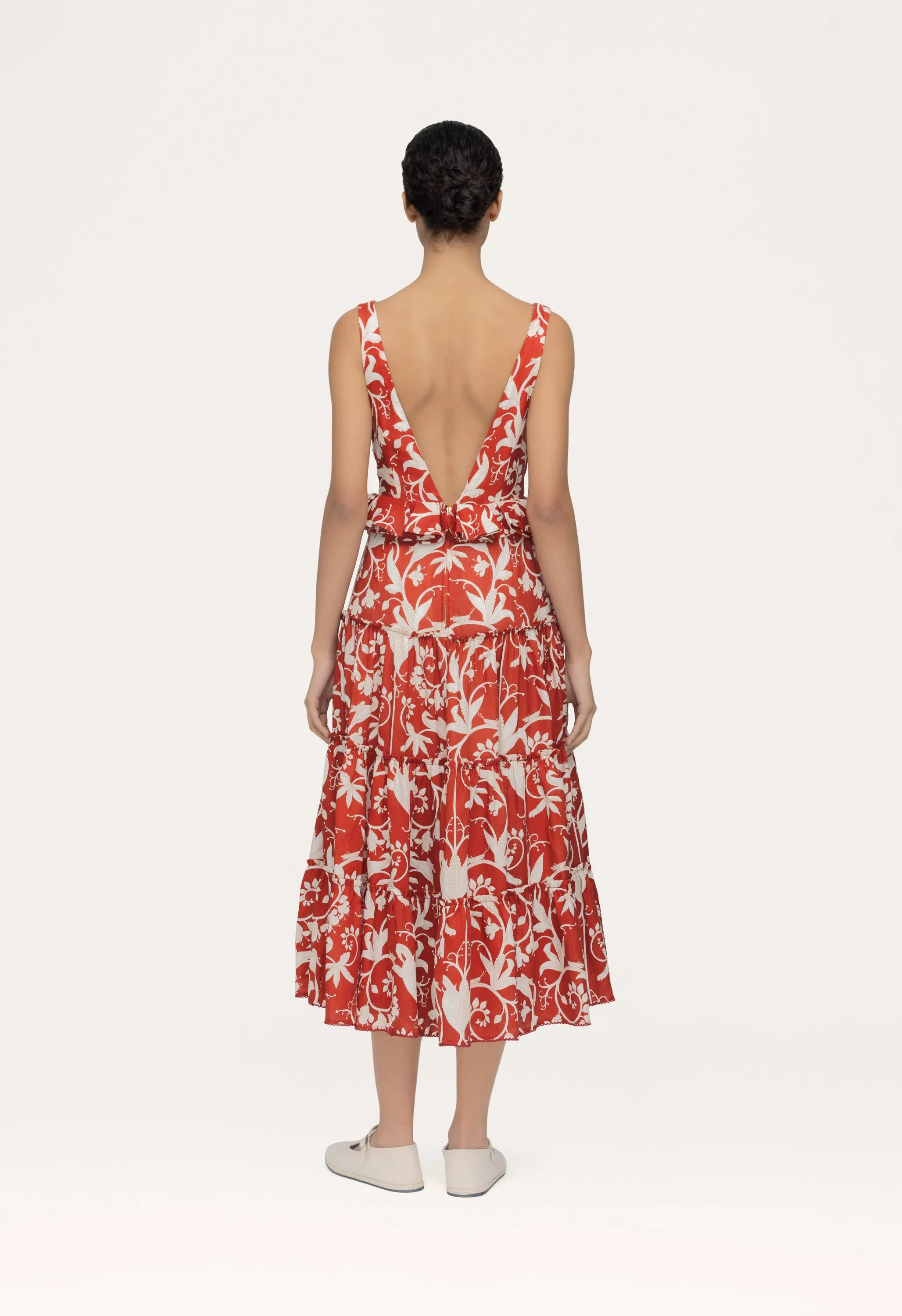 Lago Maiz Midi Dress sold by AGUA by Agua Bendita product image thumbnail 3