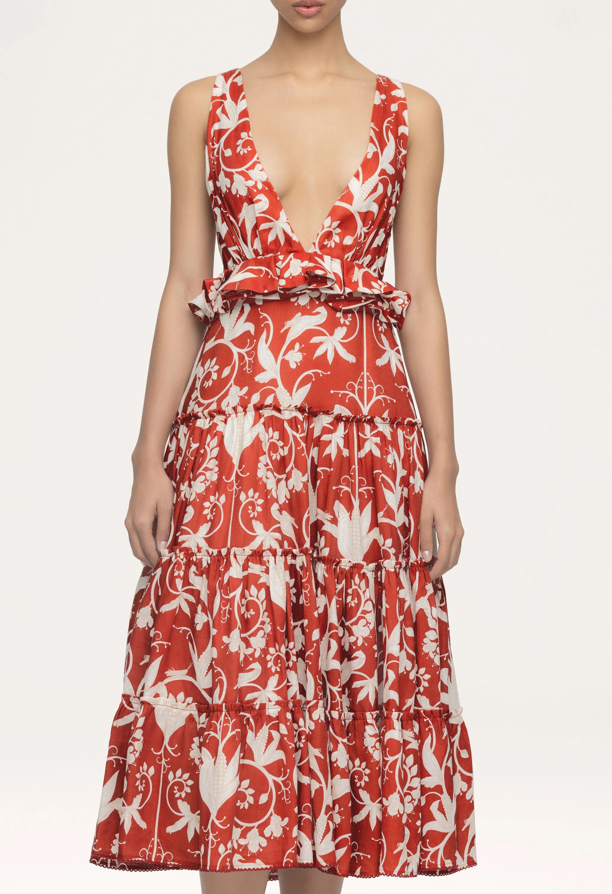 Lago Maiz Midi Dress sold by AGUA by Agua Bendita product image thumbnail 4
