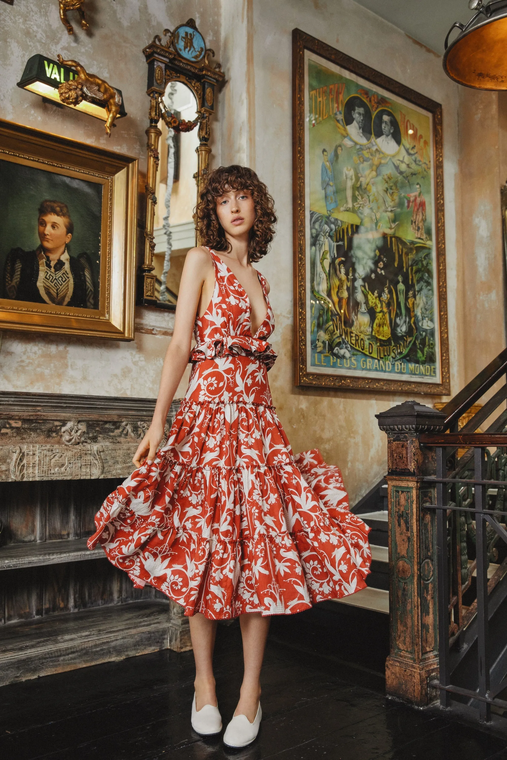 Lago Maiz Midi Dress sold by AGUA by Agua Bendita product image thumbnail 2