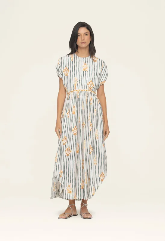 Aire Herbario Maxi Dress made by AGUA by Agua Bendita
