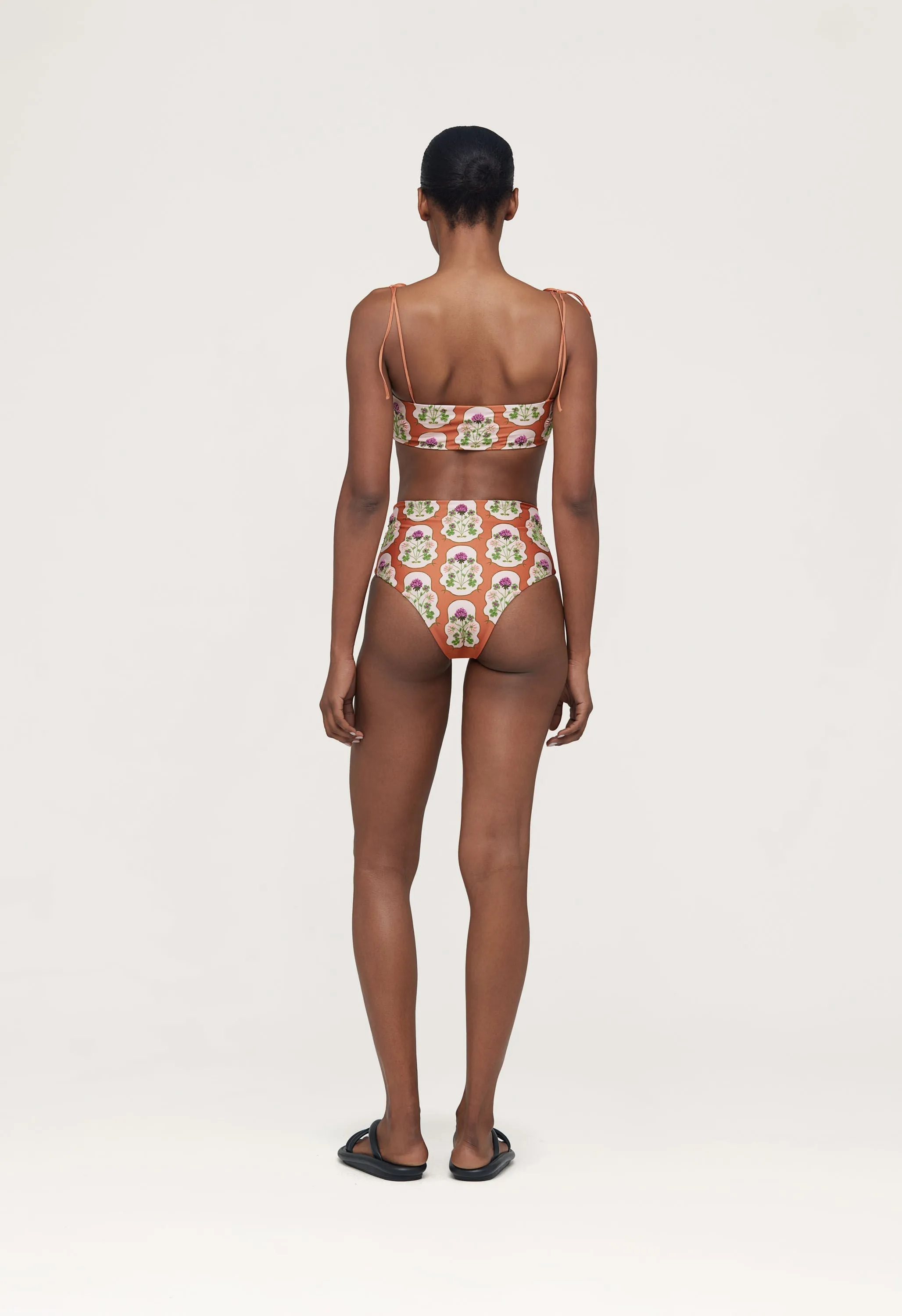 Magenta Trebol Bikini Bottom sold by AGUA by Agua Bendita product image thumbnail 2