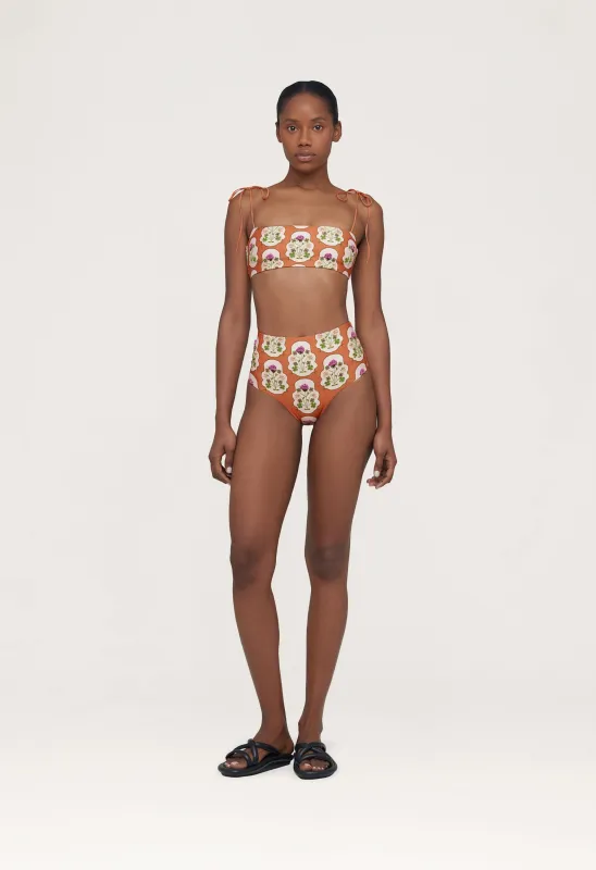 Primavera Trebol Bikini Top made by AGUA by Agua Bendita