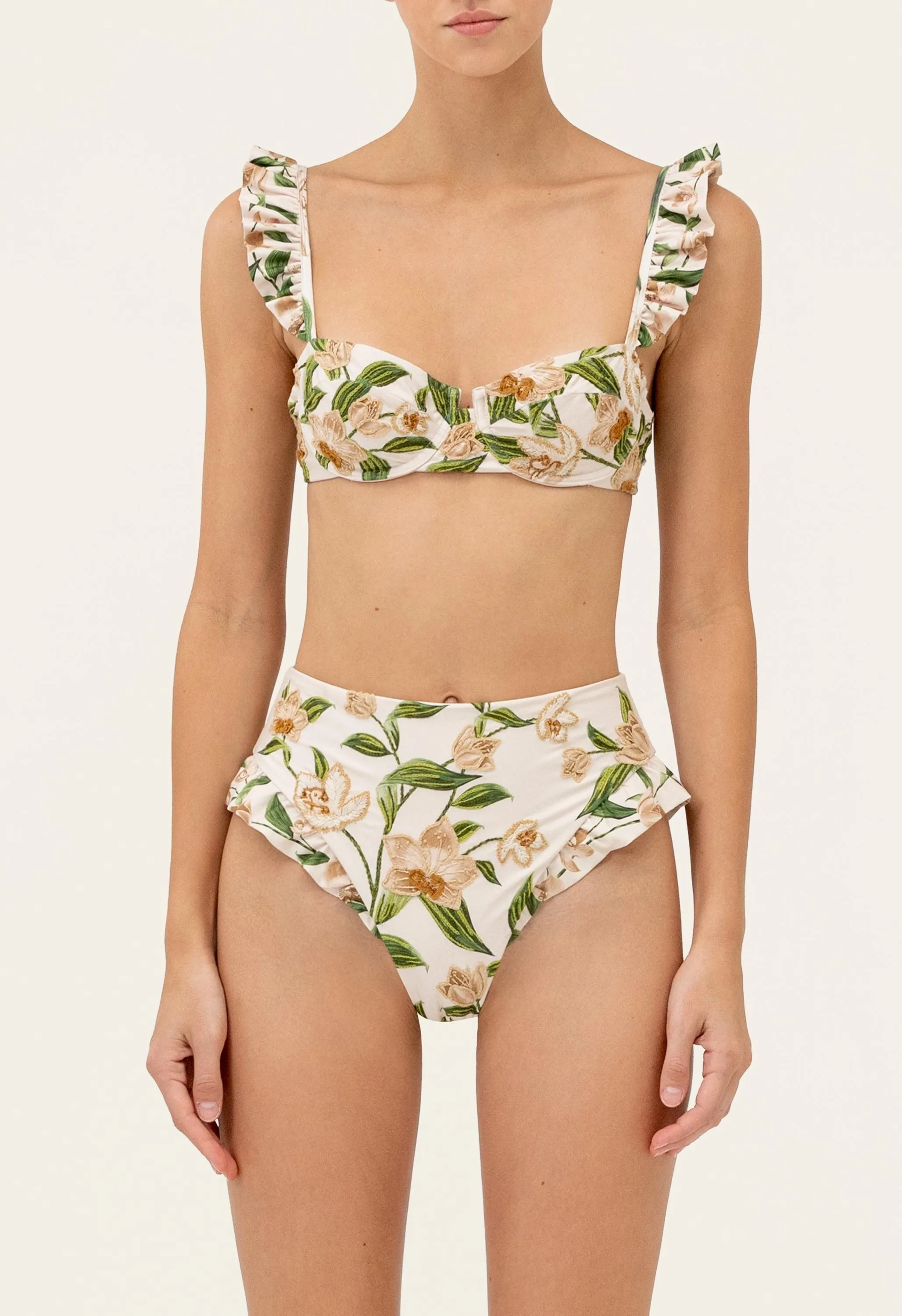 Jengibre Orquidea Bikini bottom sold by AGUA by Agua Bendita product image thumbnail 5