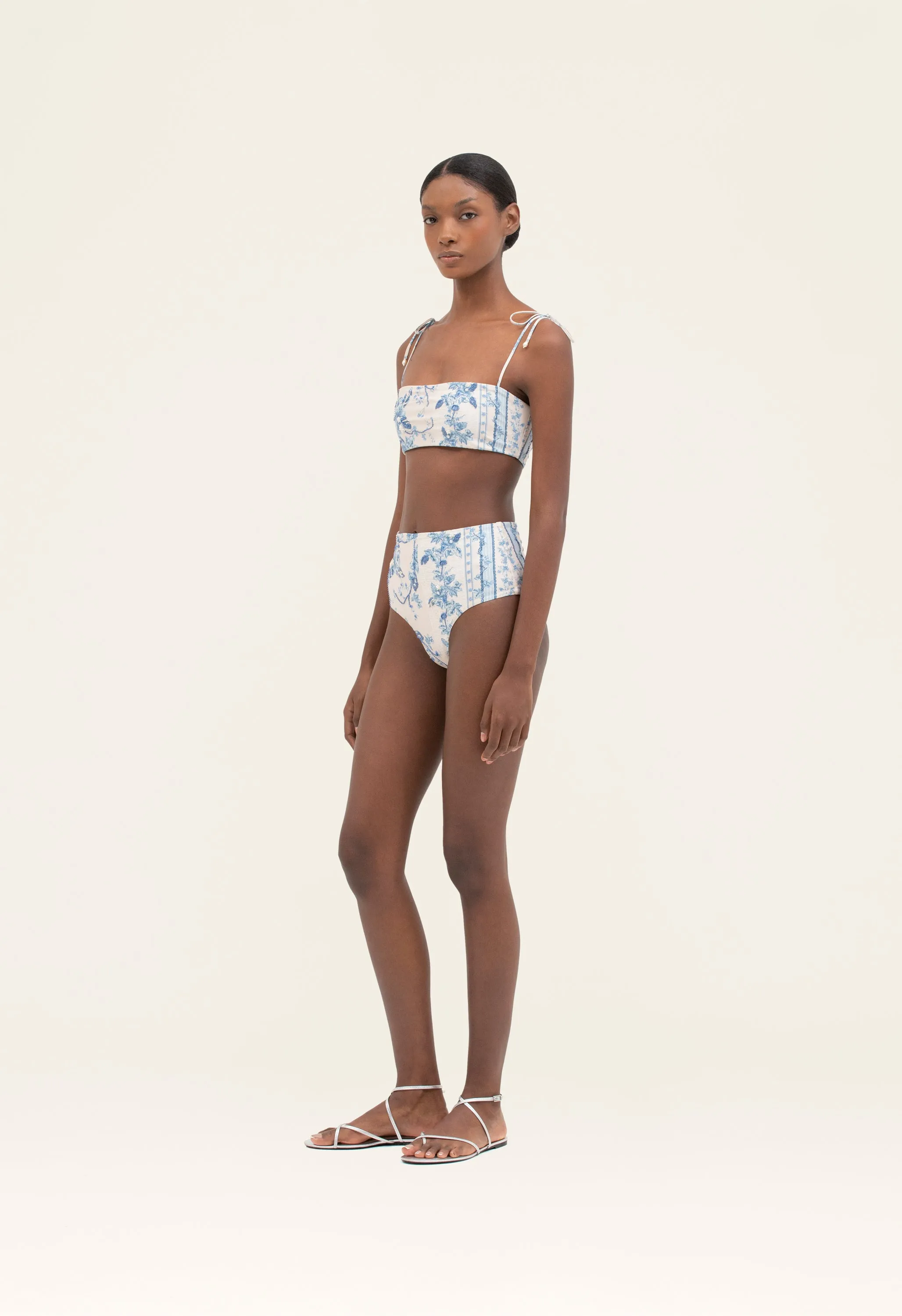 Primavera Bougainvillea Bikini Top sold by AGUA by Agua Bendita product image thumbnail 3