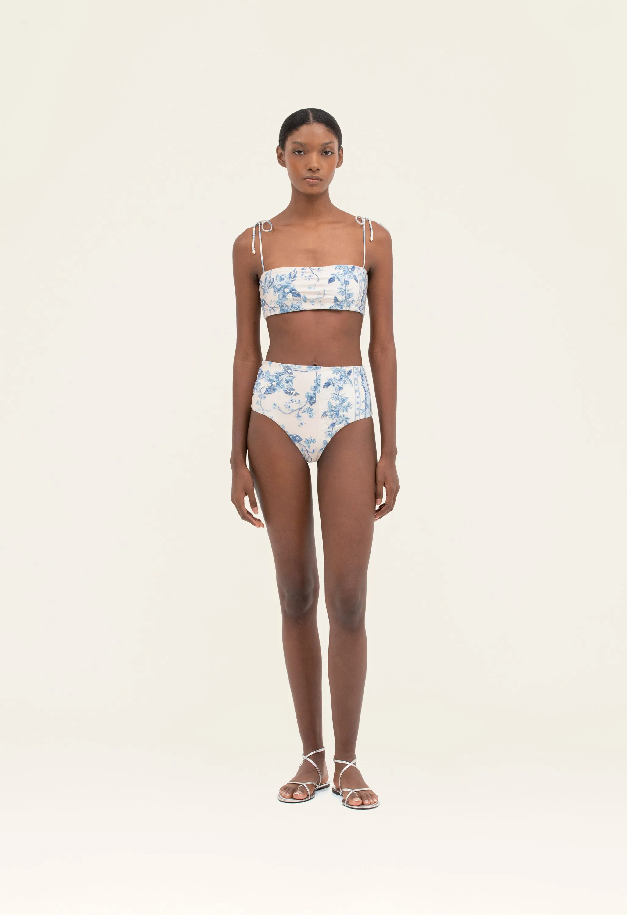 Primavera Bougainvillea Bikini Top sold by AGUA by Agua Bendita