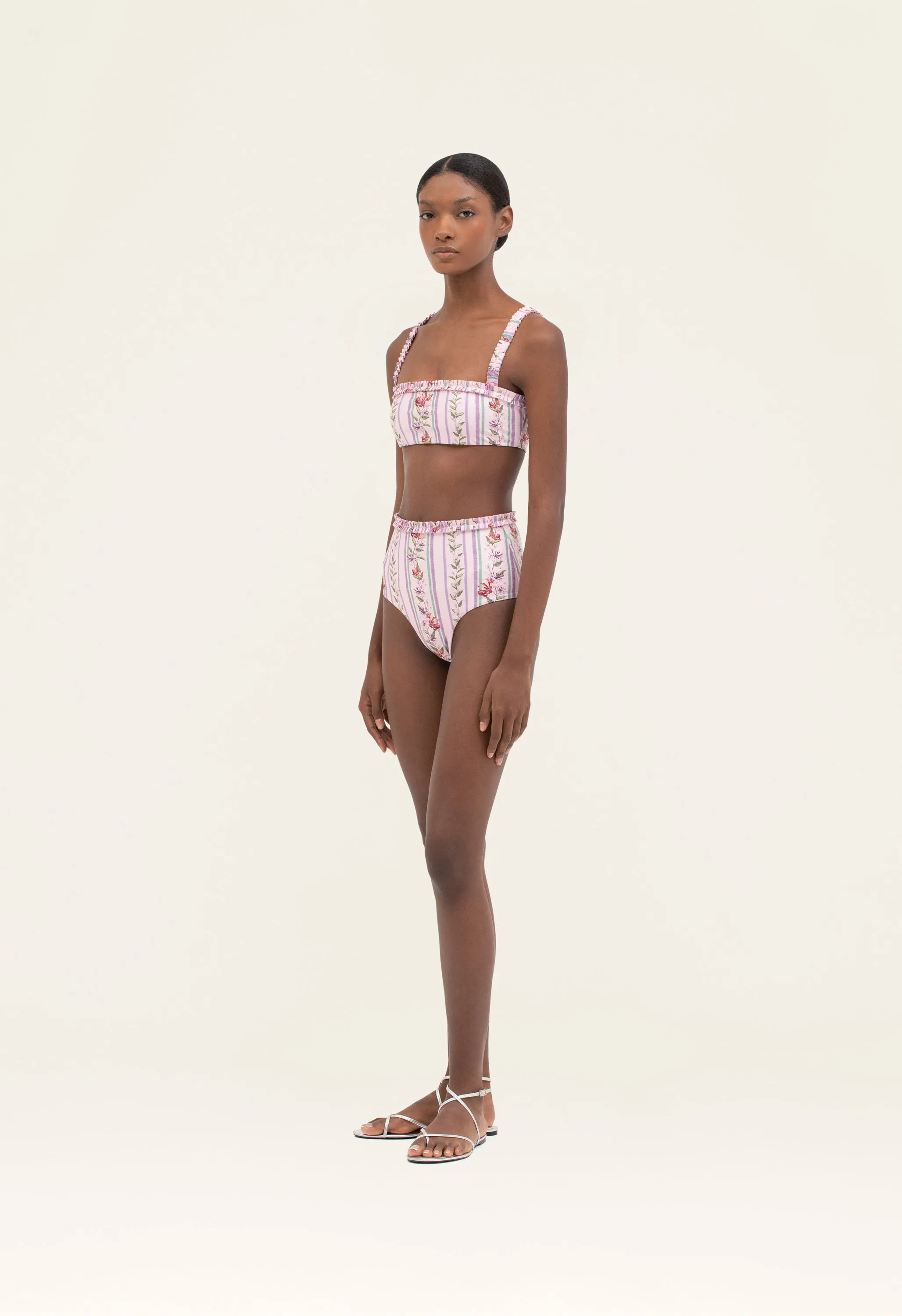 Nopal Honeysuckle Bikini Bottom sold by AGUA by Agua Bendita
