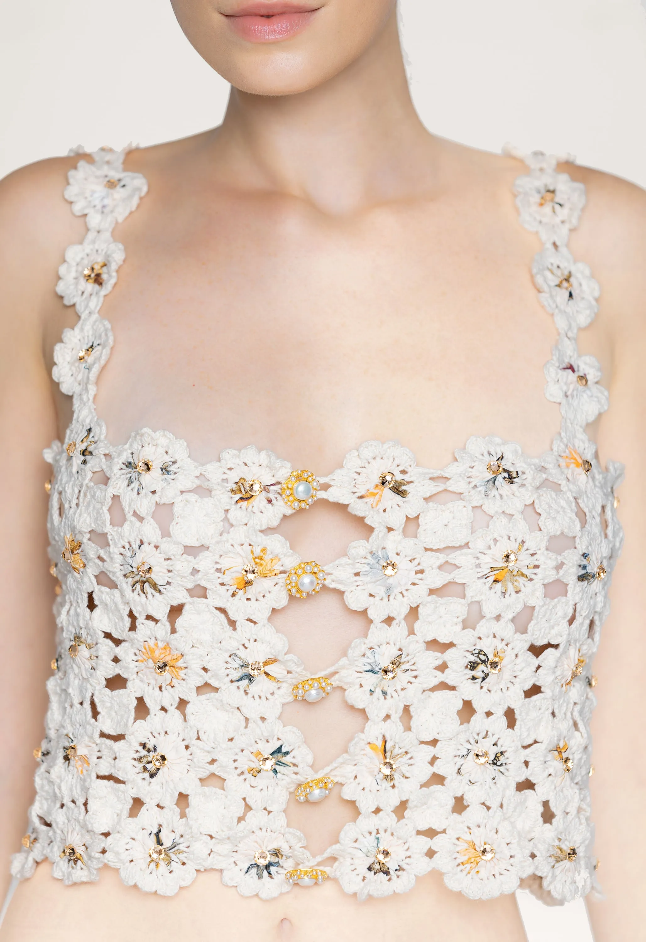 Zilia Caracola Cropped Top sold by AGUA by Agua Bendita product image thumbnail 3