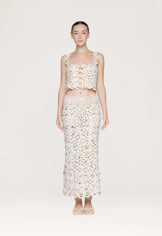 Zilia Caracola Cropped Top made by AGUA by Agua Bendita