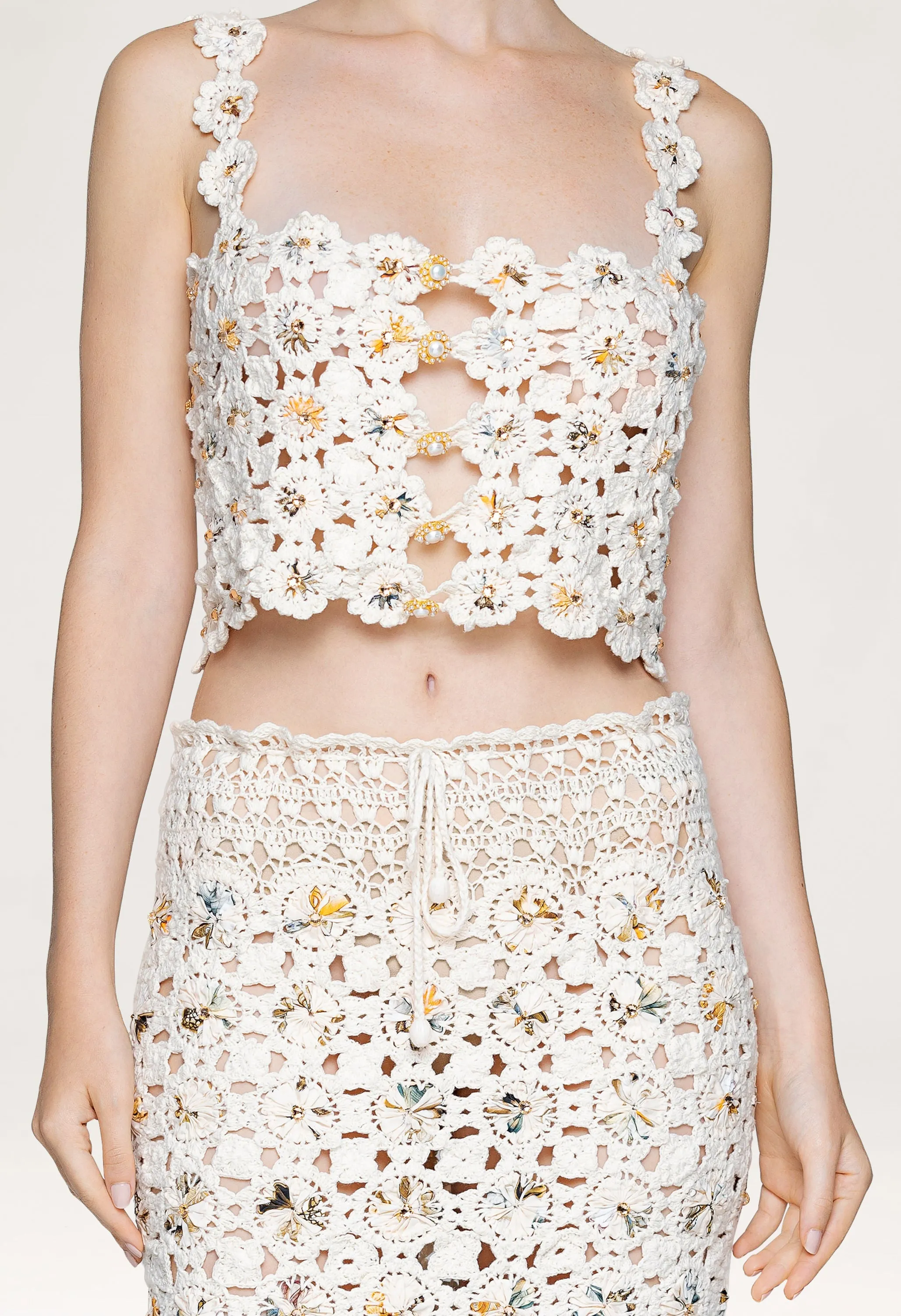 Zilia Caracola Cropped Top sold by AGUA by Agua Bendita product image thumbnail 2
