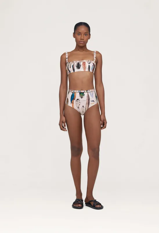 Nopal Pluma Bikini Bottom made by AGUA by Agua Bendita