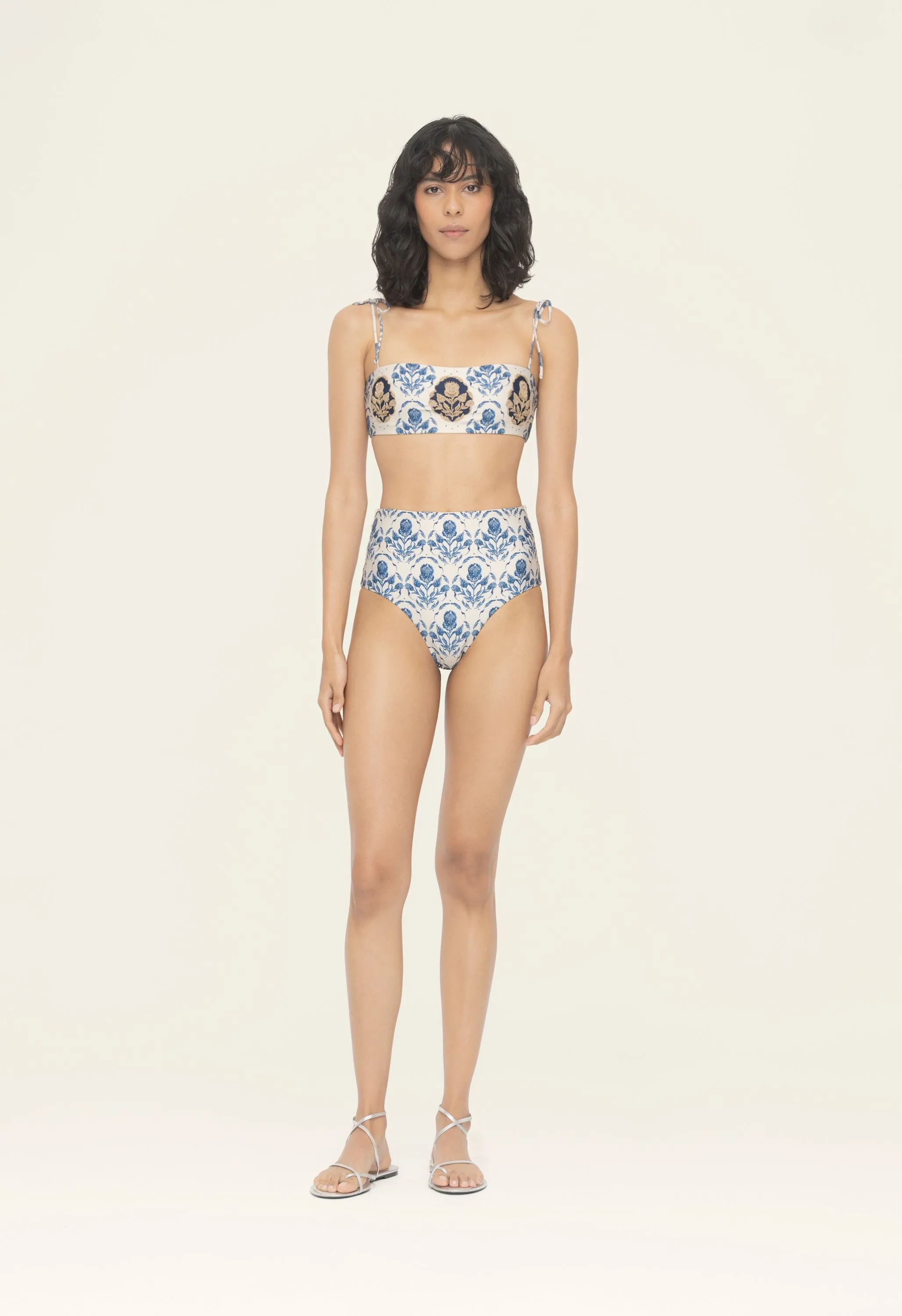 Magenta Relato Bikini Bottom sold by AGUA by Agua Bendita product image thumbnail 3