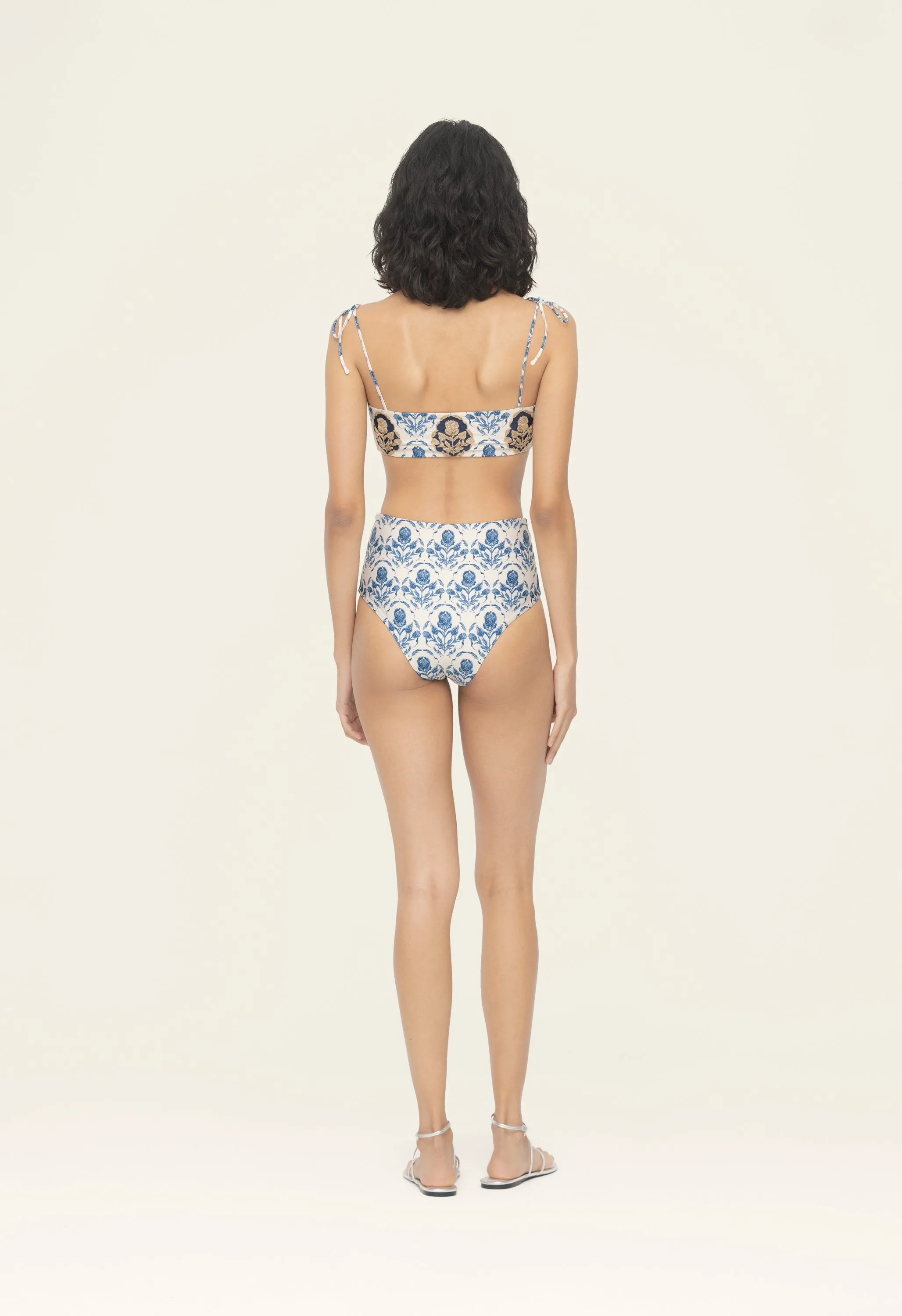 Magenta Relato Bikini Bottom sold by AGUA by Agua Bendita product image thumbnail 4