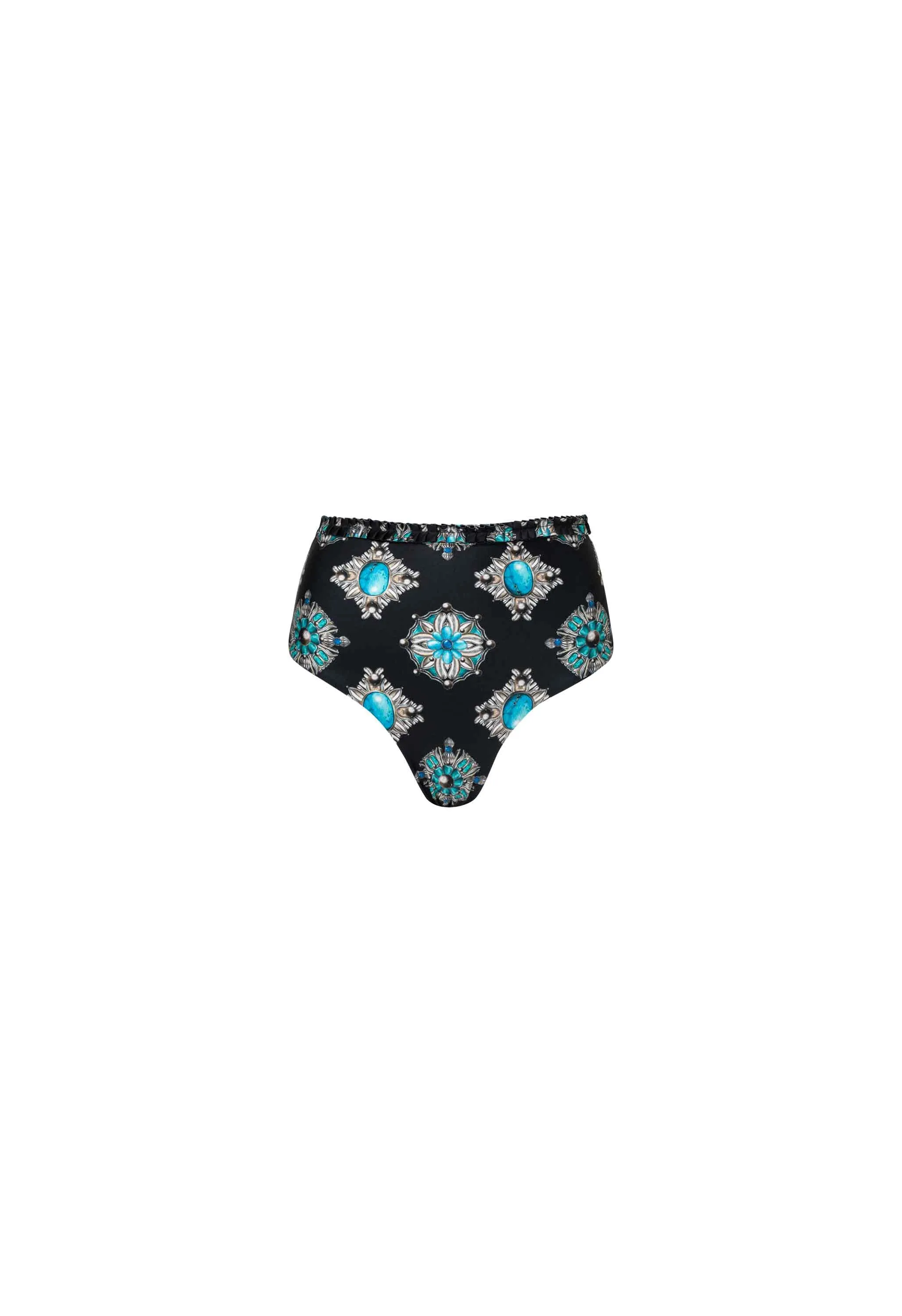Nopal Platero Bikini Bottom sold by AGUA by Agua Bendita