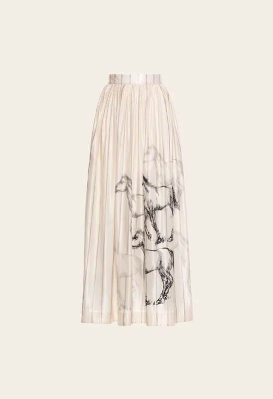 Tangelo Arena  Maxi Skirt made by AGUA by Agua Bendita